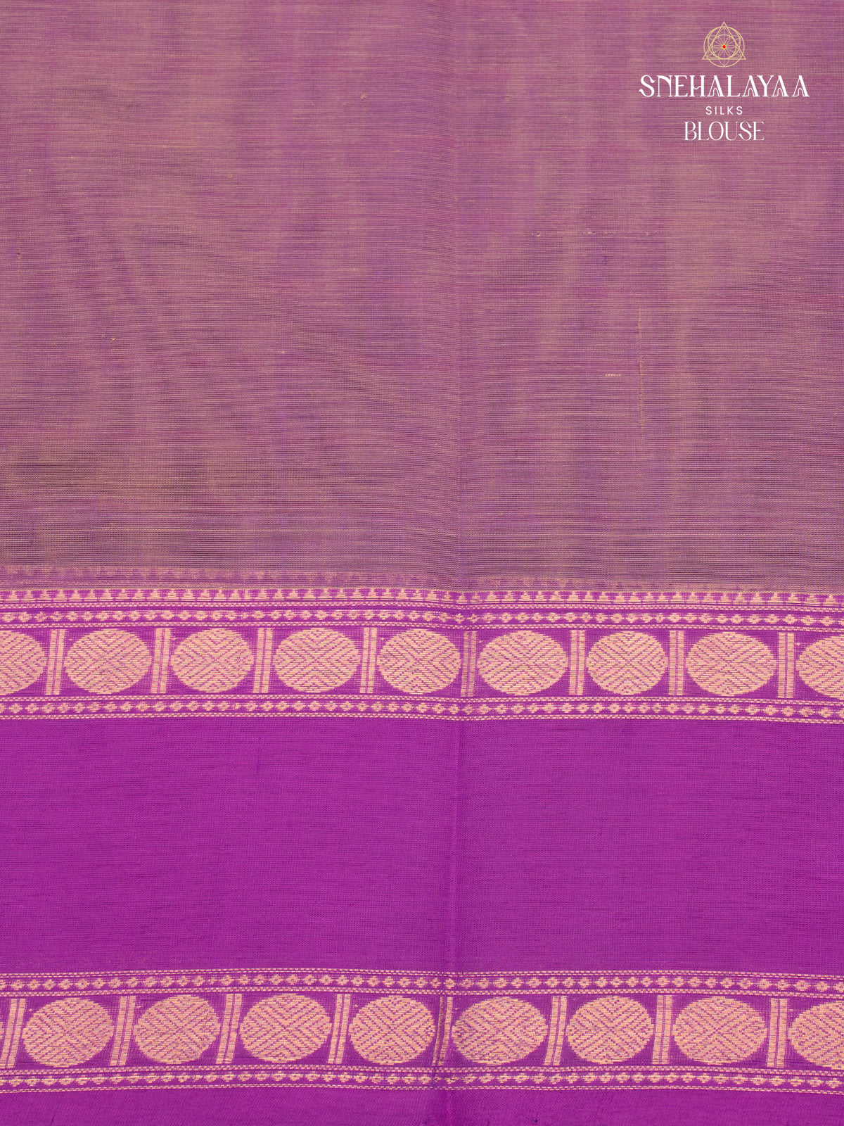 Purple Kanchi Silk Cotton Saree