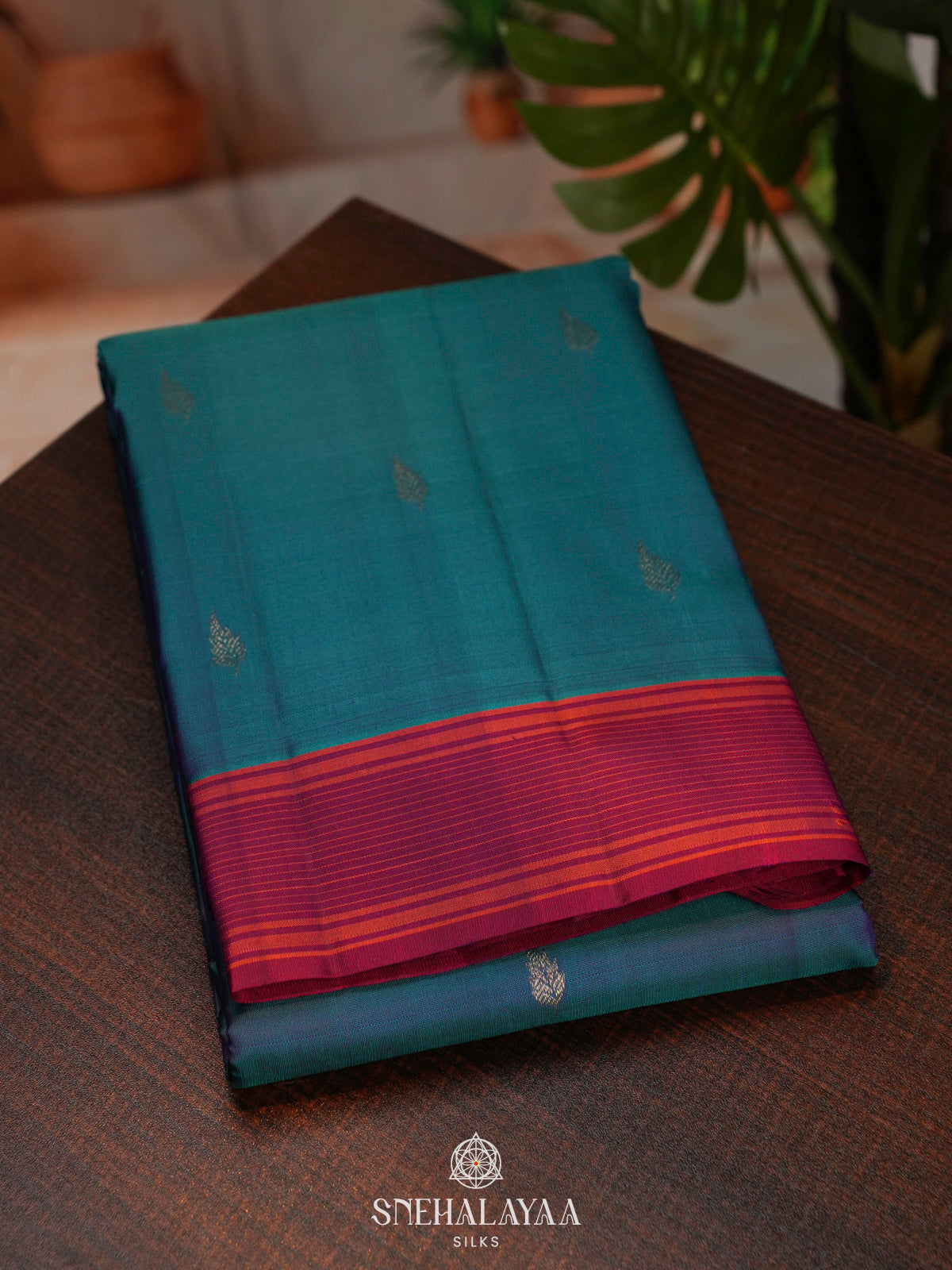 Blue Kanjivaram Silk Saree