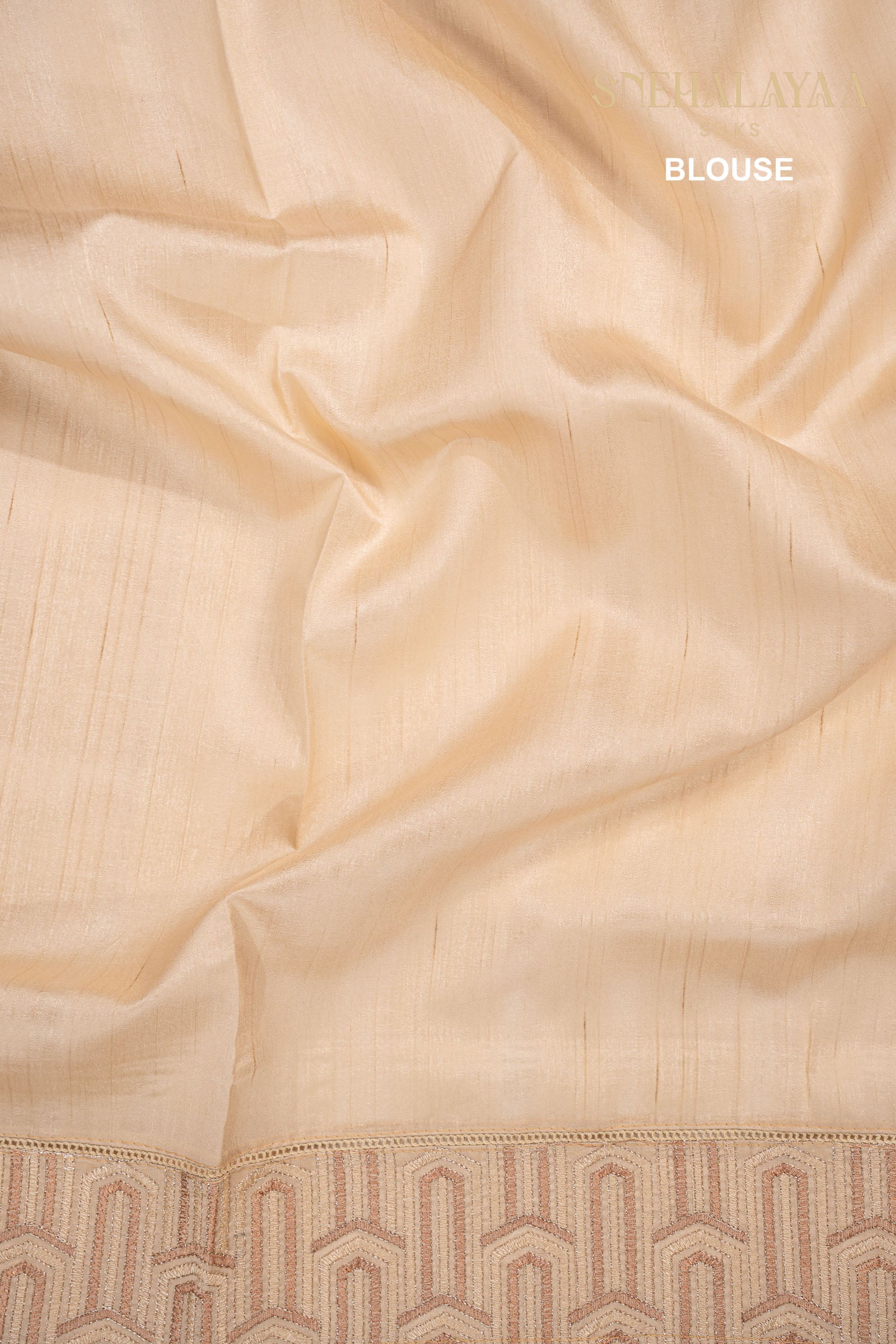 Rust Orange Raw Silk Saree