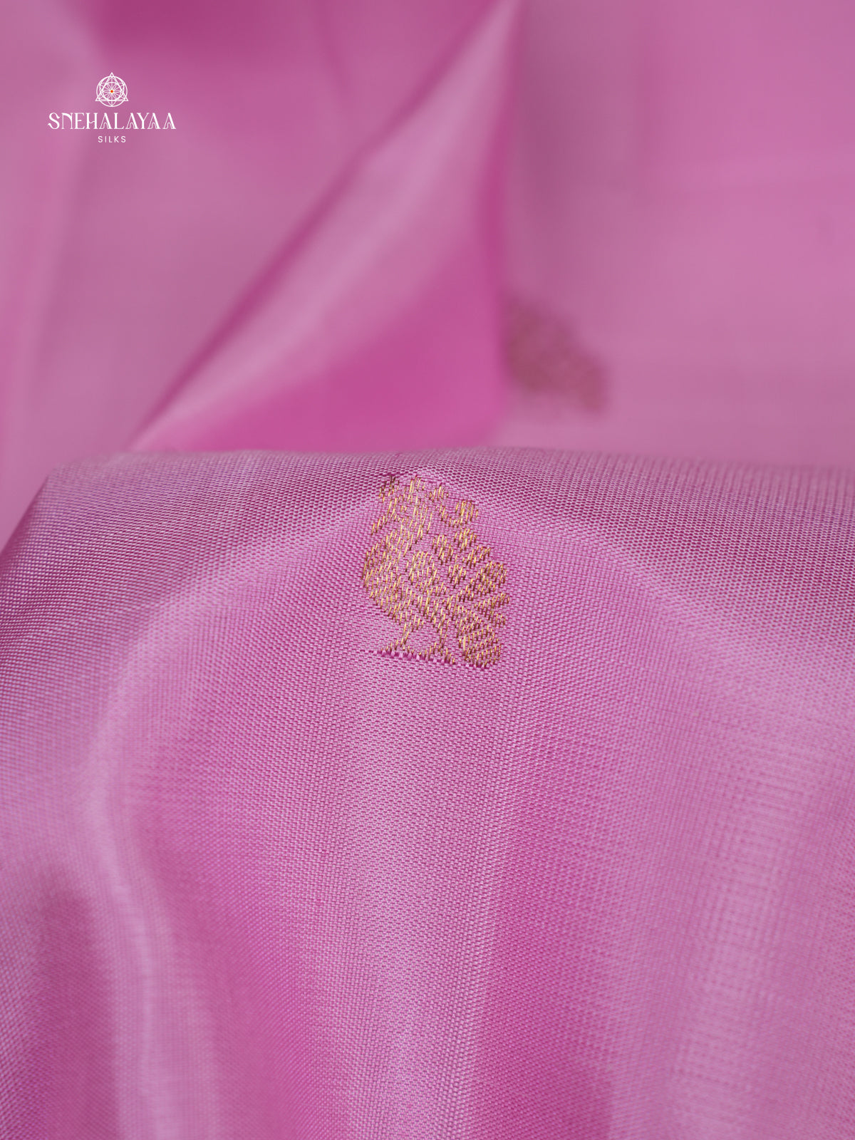 Lilac Kanjivaram Silk Saree