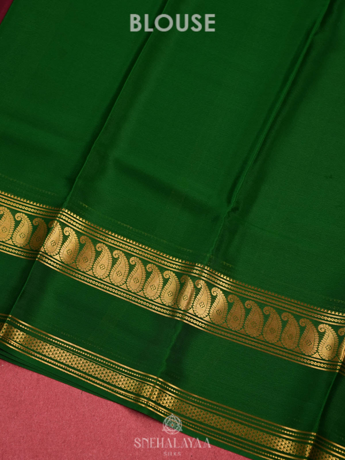Wine Red Mysore Silk Saree