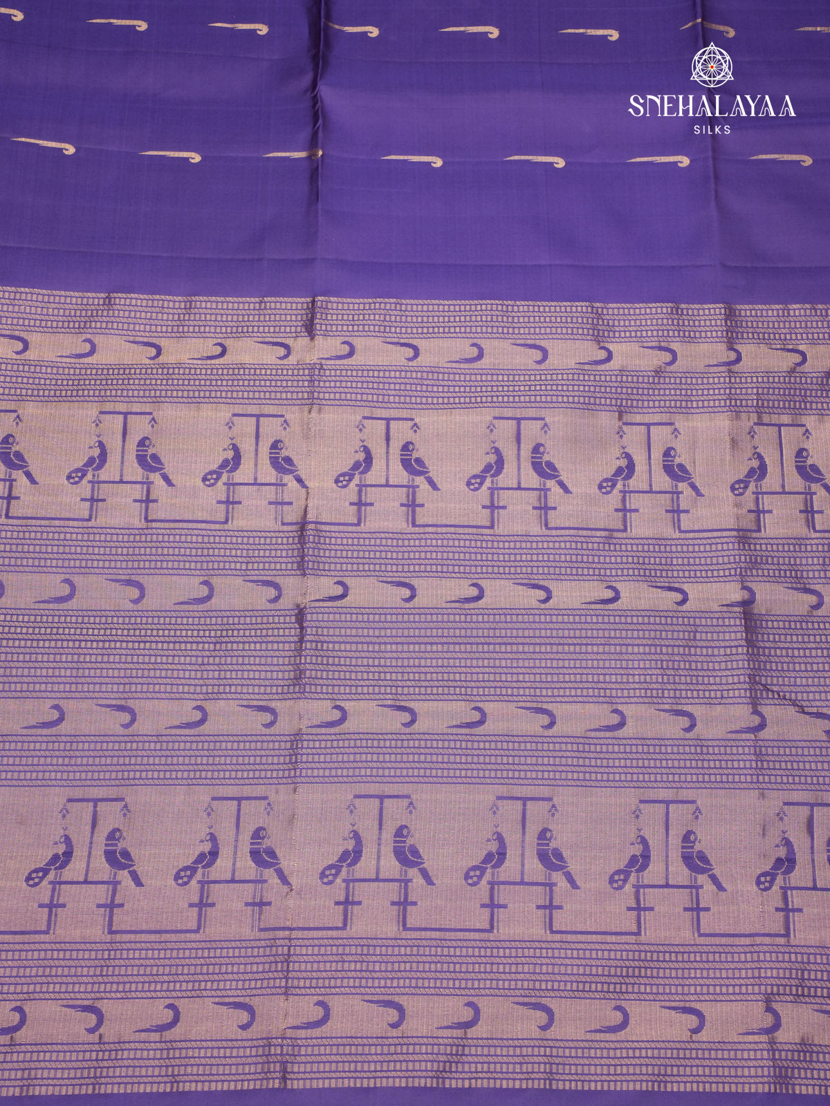 Blue Kanjivaram Soft SIlk Saree