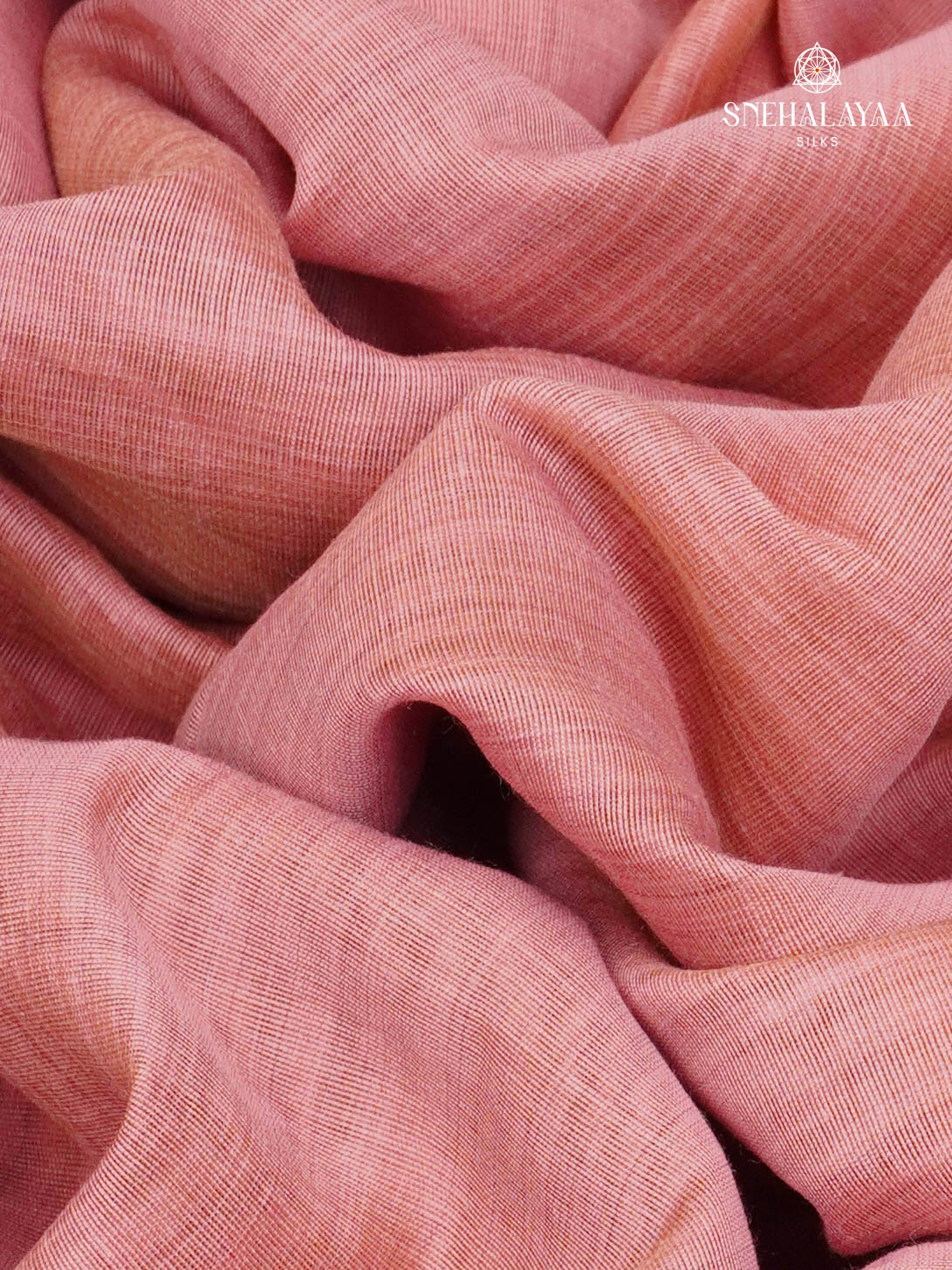 Pink Munga Cotton Saree