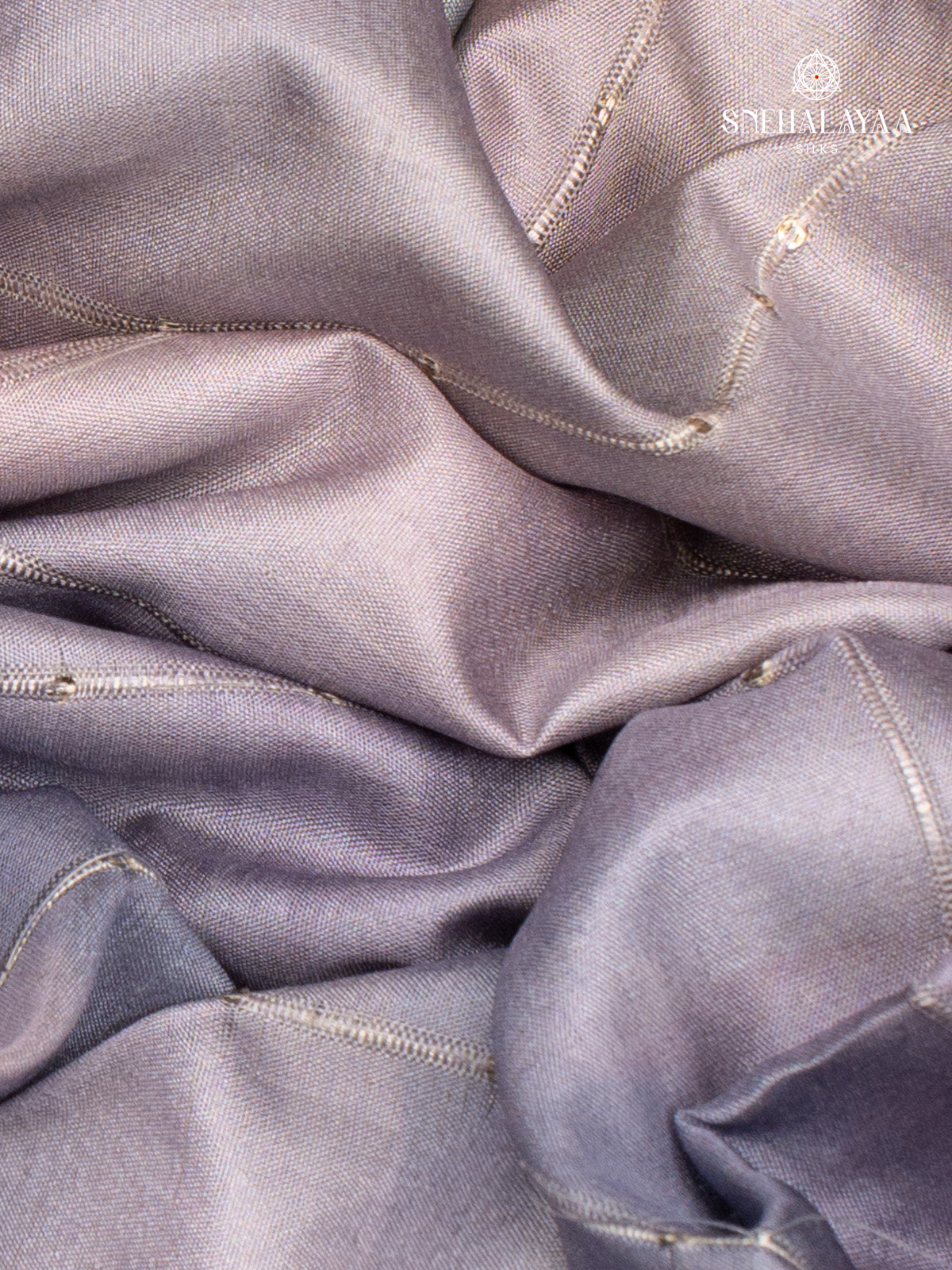 Lavender Tussar Saree