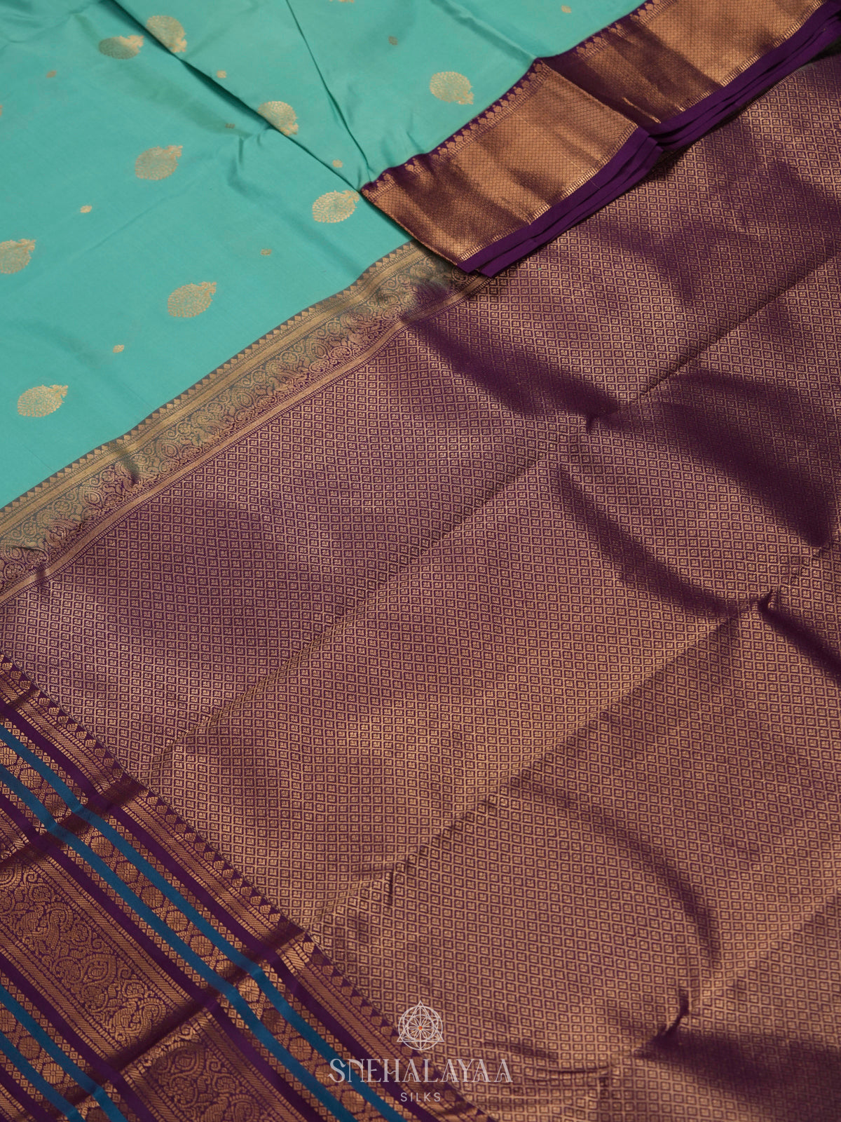Blue Kanjivaram Silk Saree