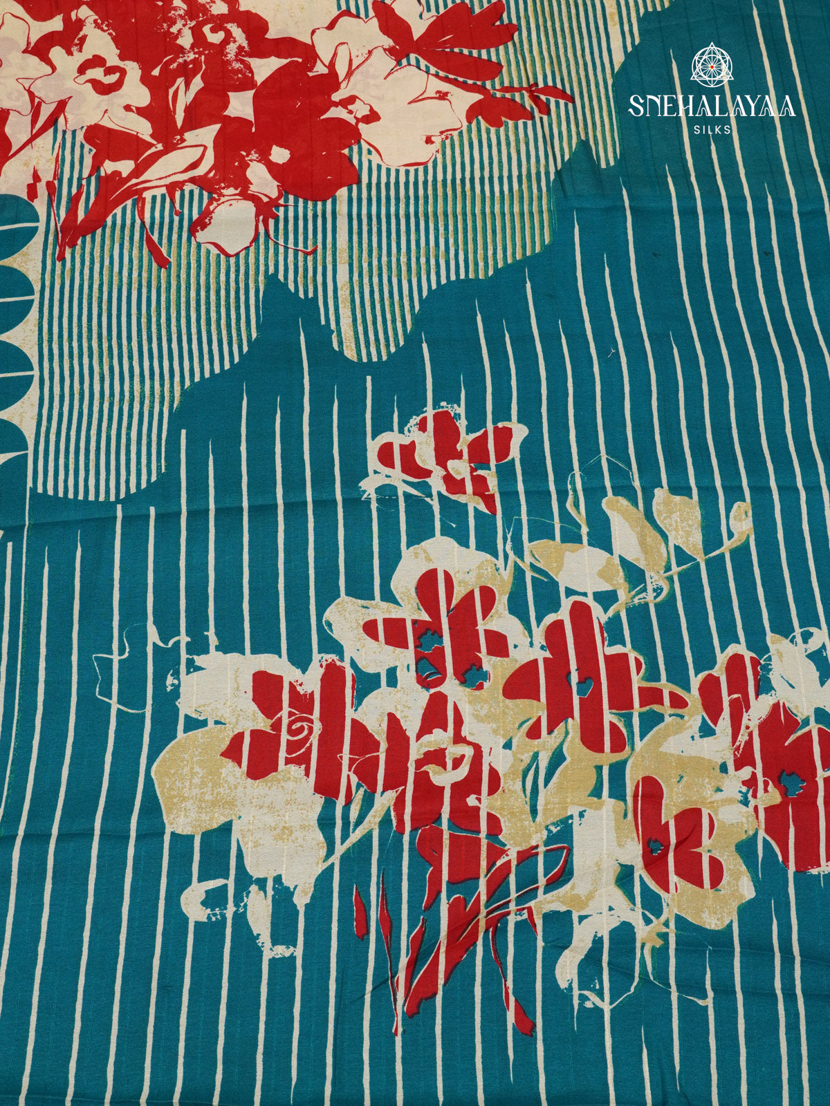 Cream Dola Silk Saree