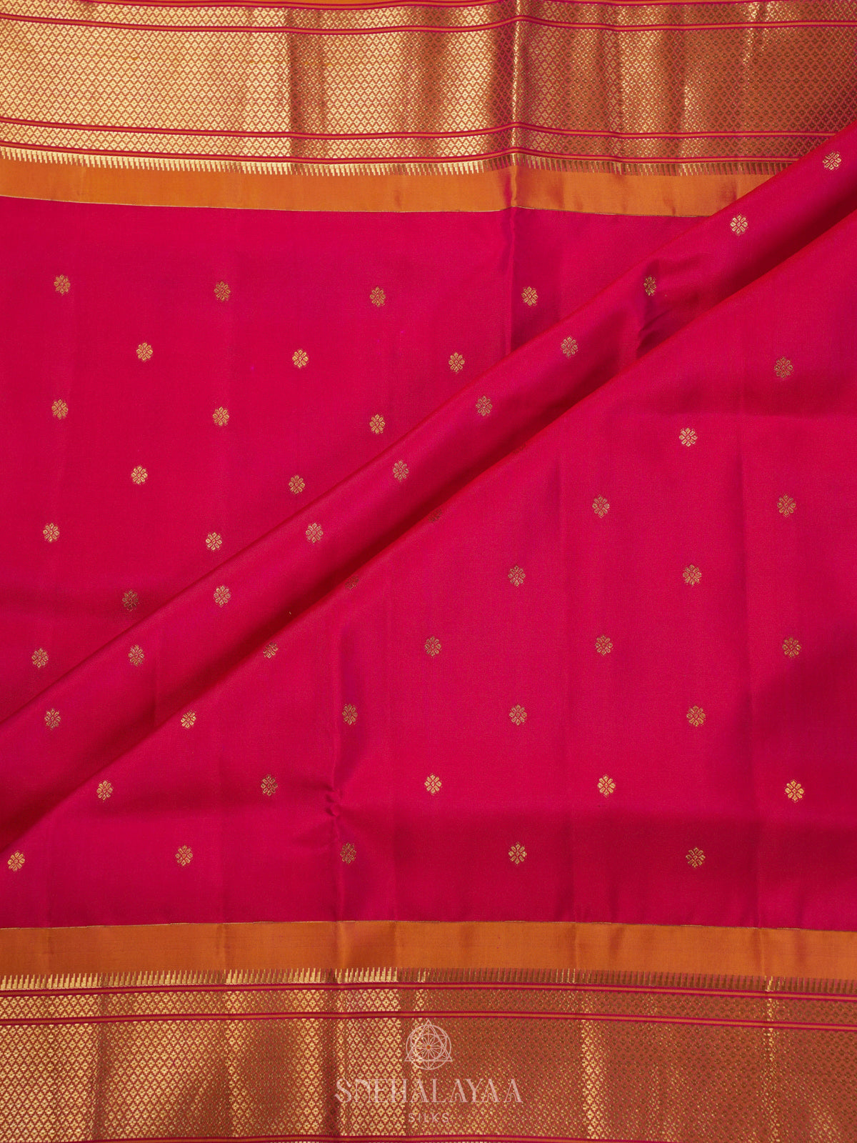 Pink Kanjivaram Silk Saree