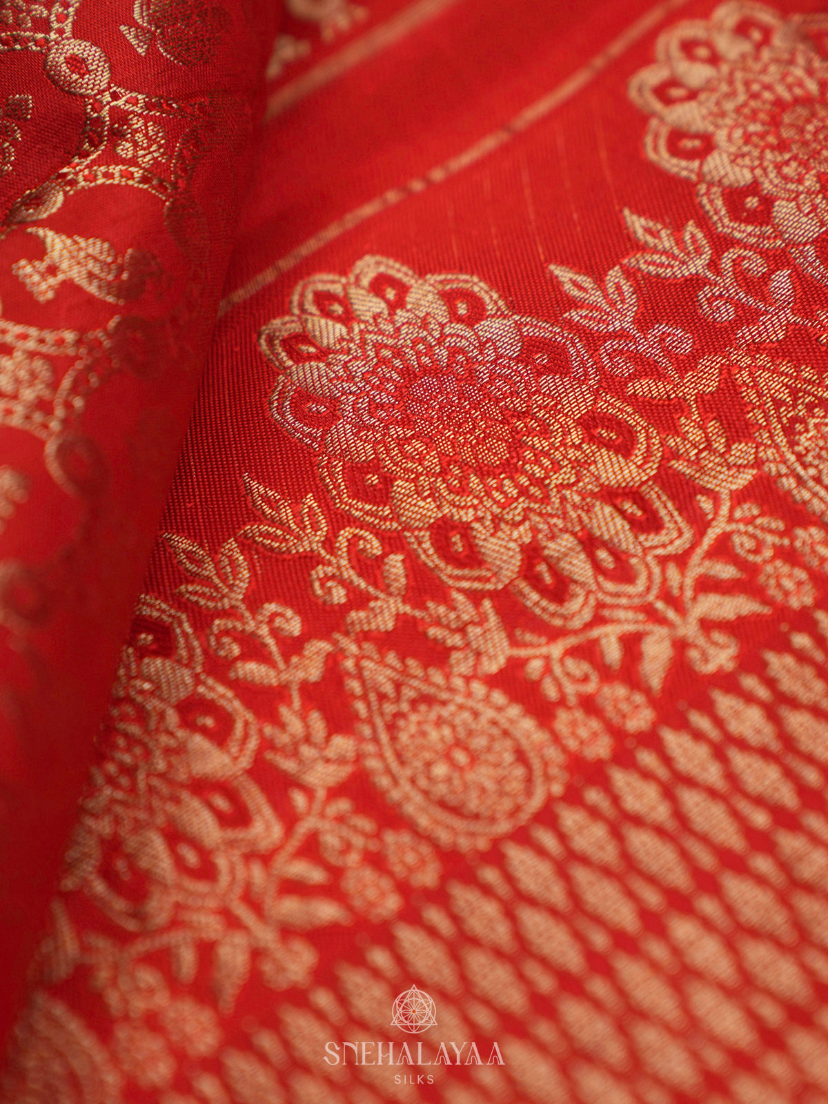 Red Kanjivaram Silk Saree
