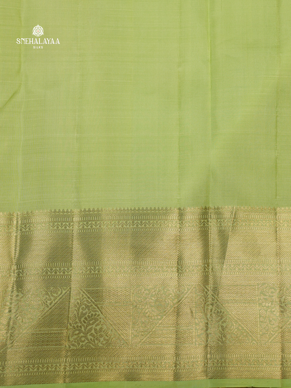 Pista Green Kanjivaram Silk Saree