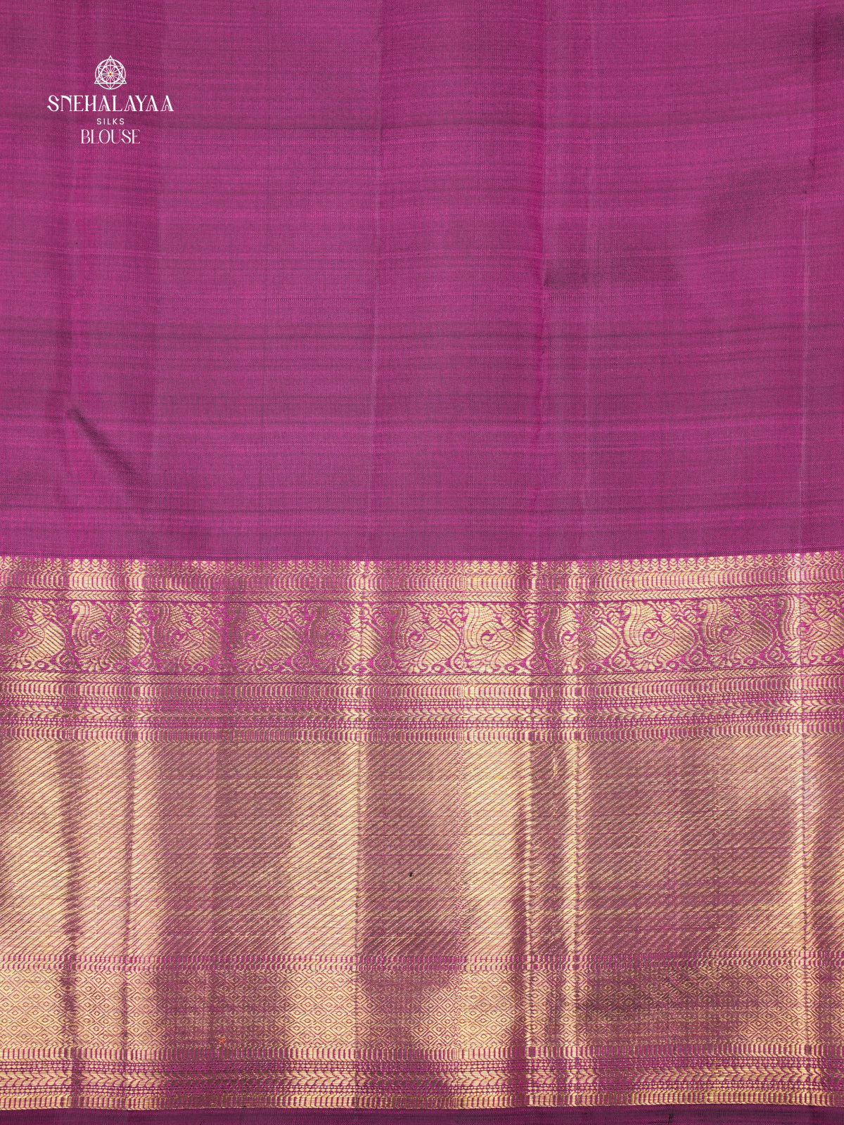 Magenta Kanjivaram silk saree
