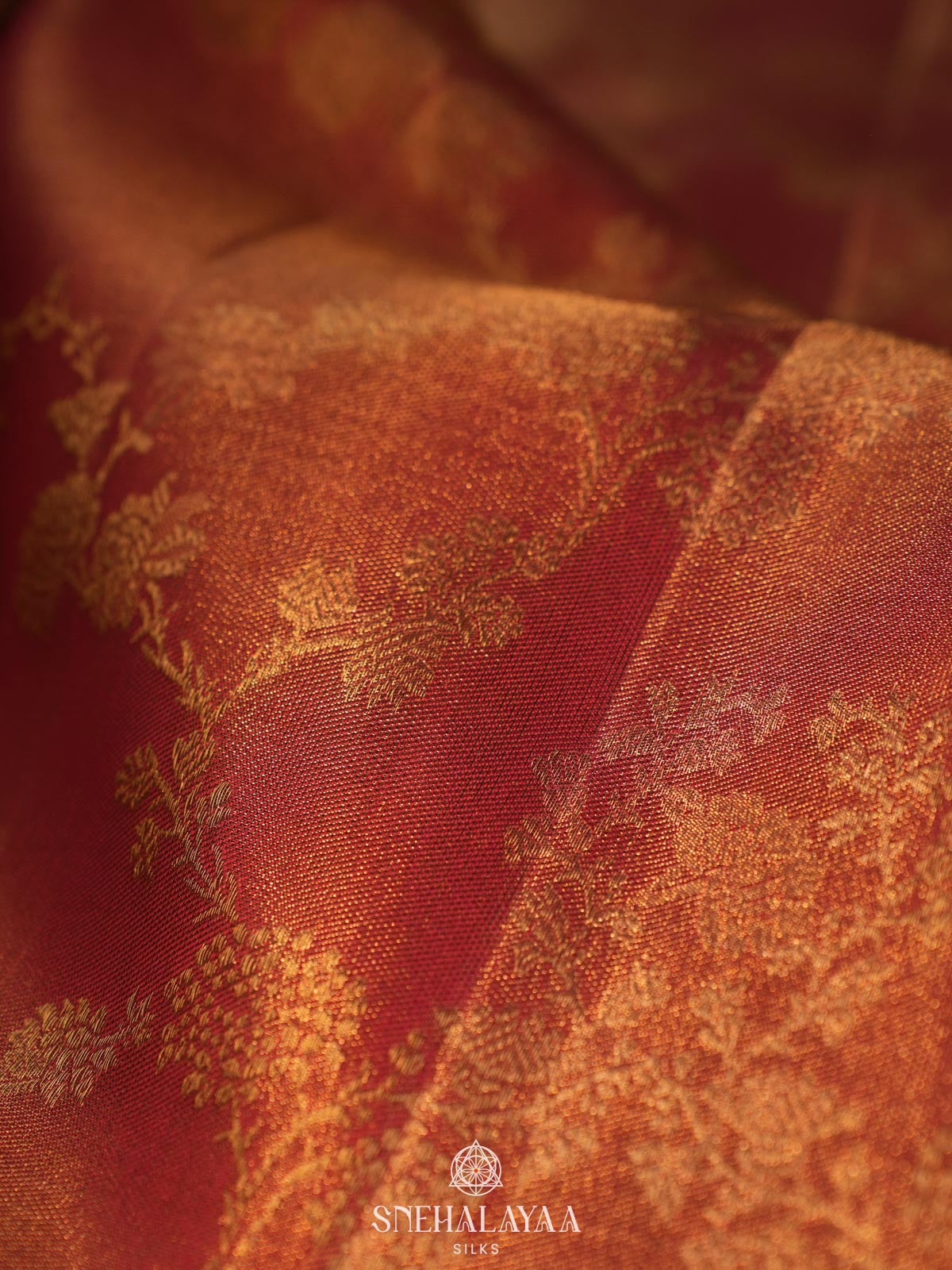 Brown Kanjivaram Silk Saree