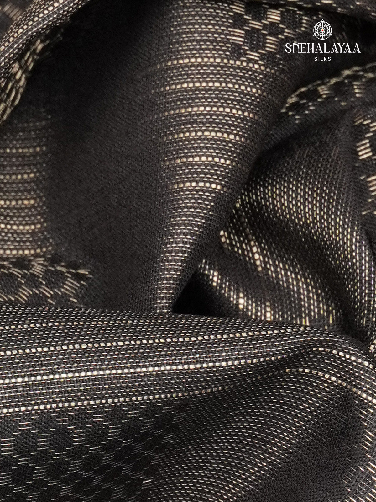 Black Bamboo Silk Saree