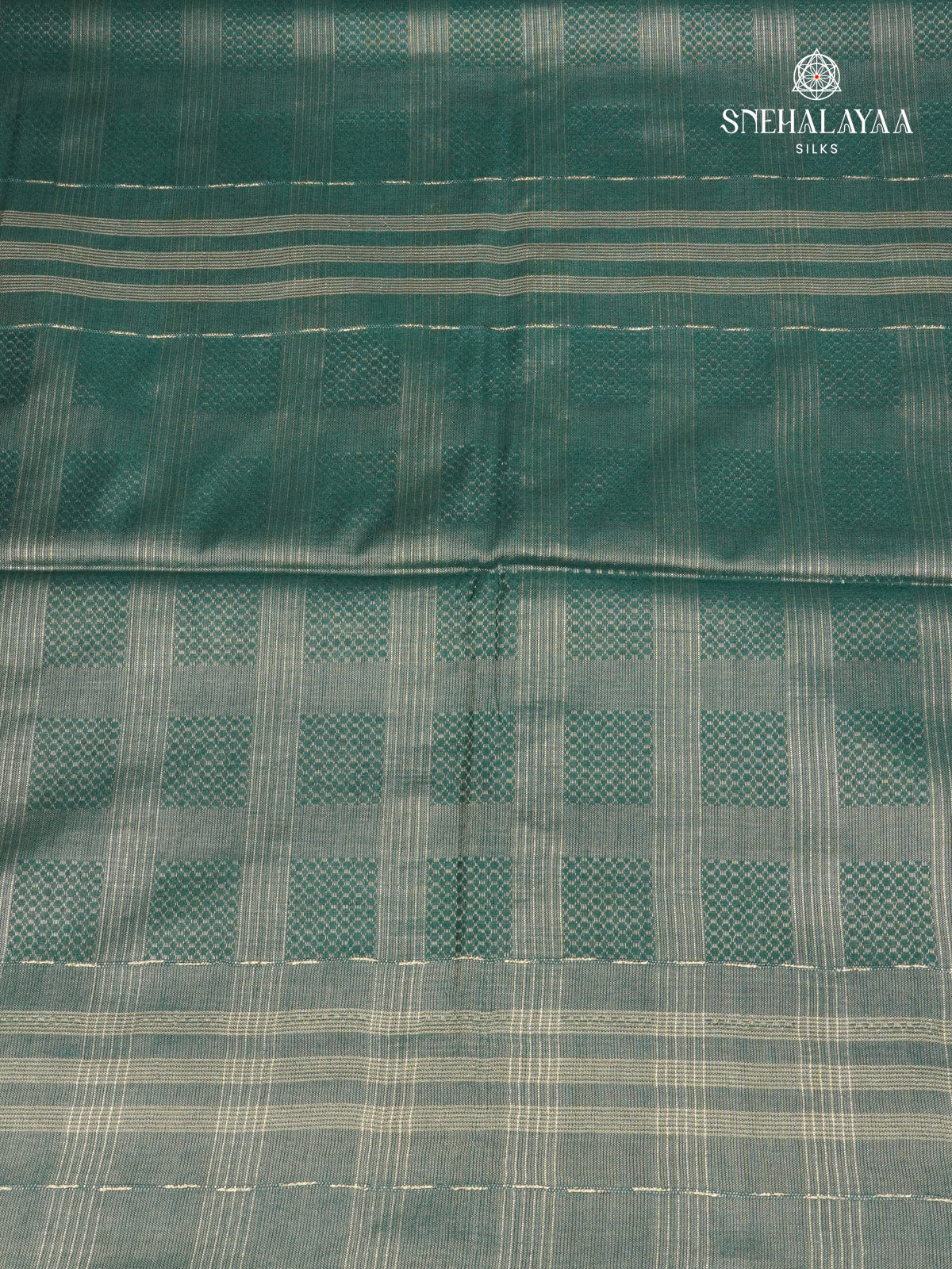 Emerald Green Bamboo Silk Saree