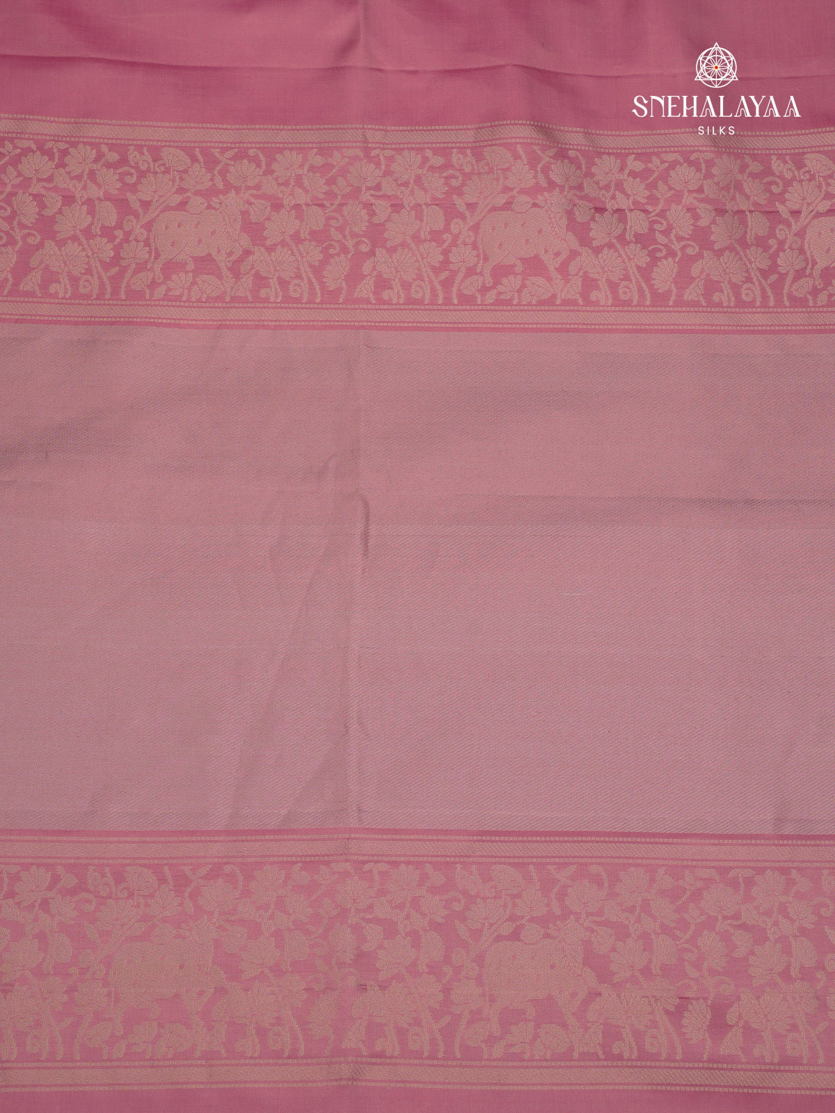 Onion Pink Kanjivaram Soft Silk Saree