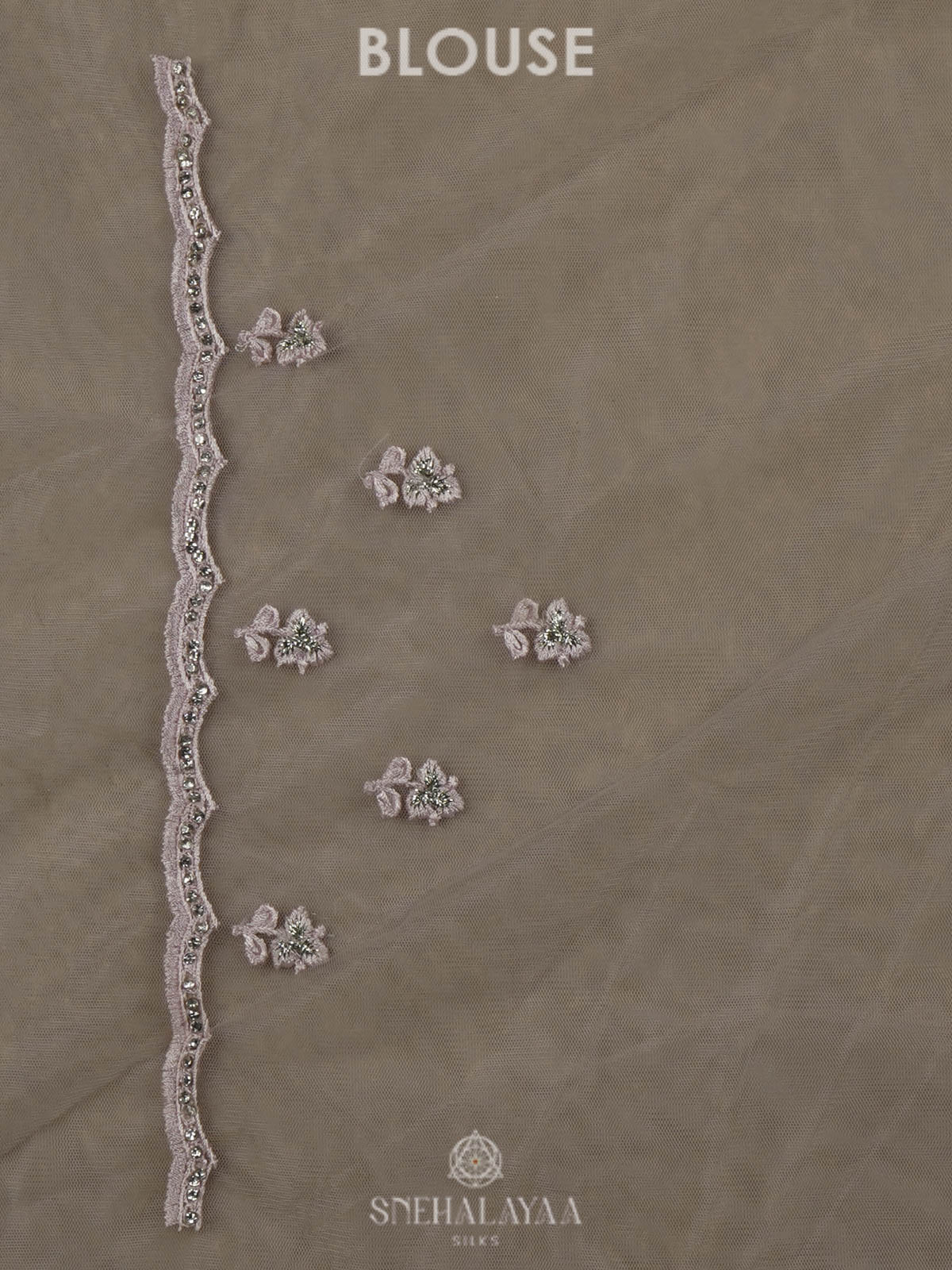 Pastel Pink Designer Saree