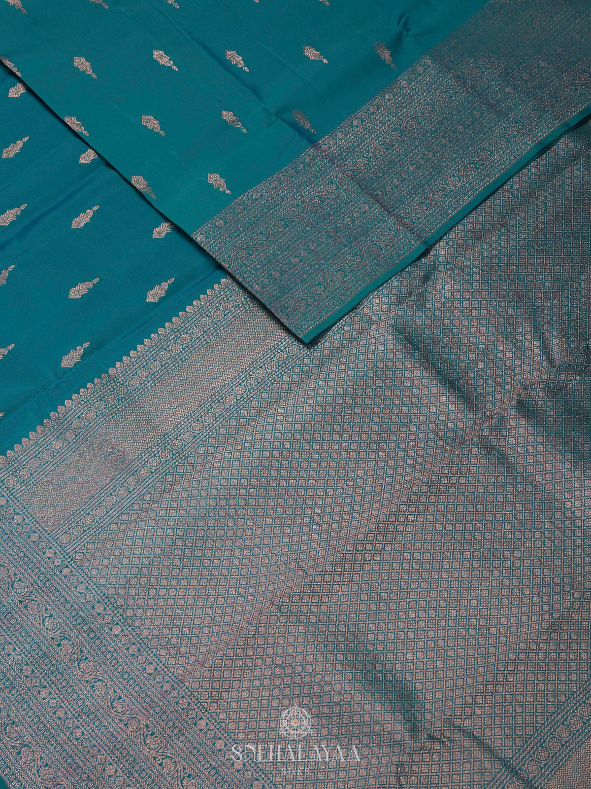Blue Kanjivaram Silk Saree