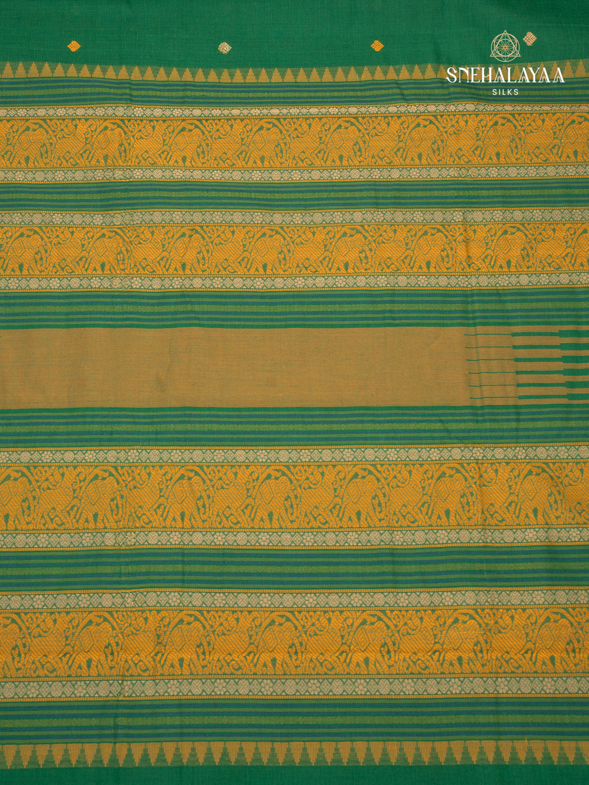 Green Kanchi Cotton Saree