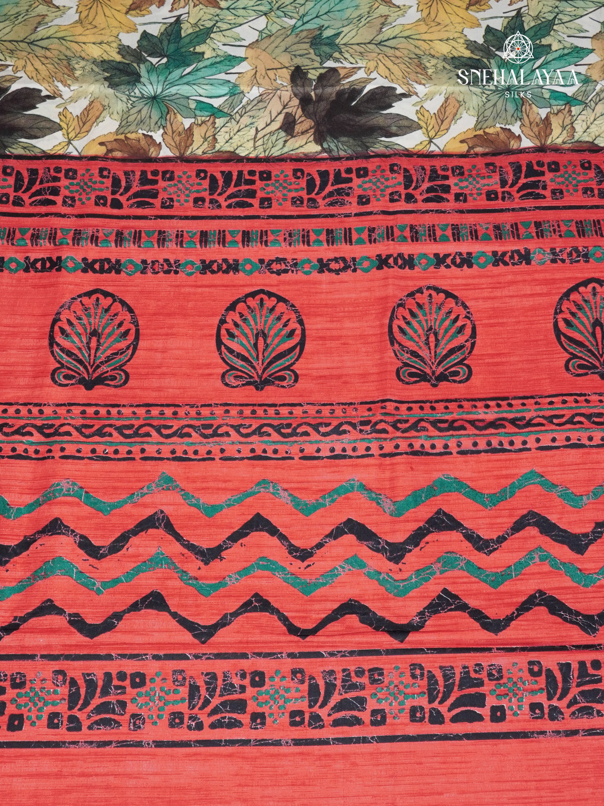 Multicolour Dola Silk Saree