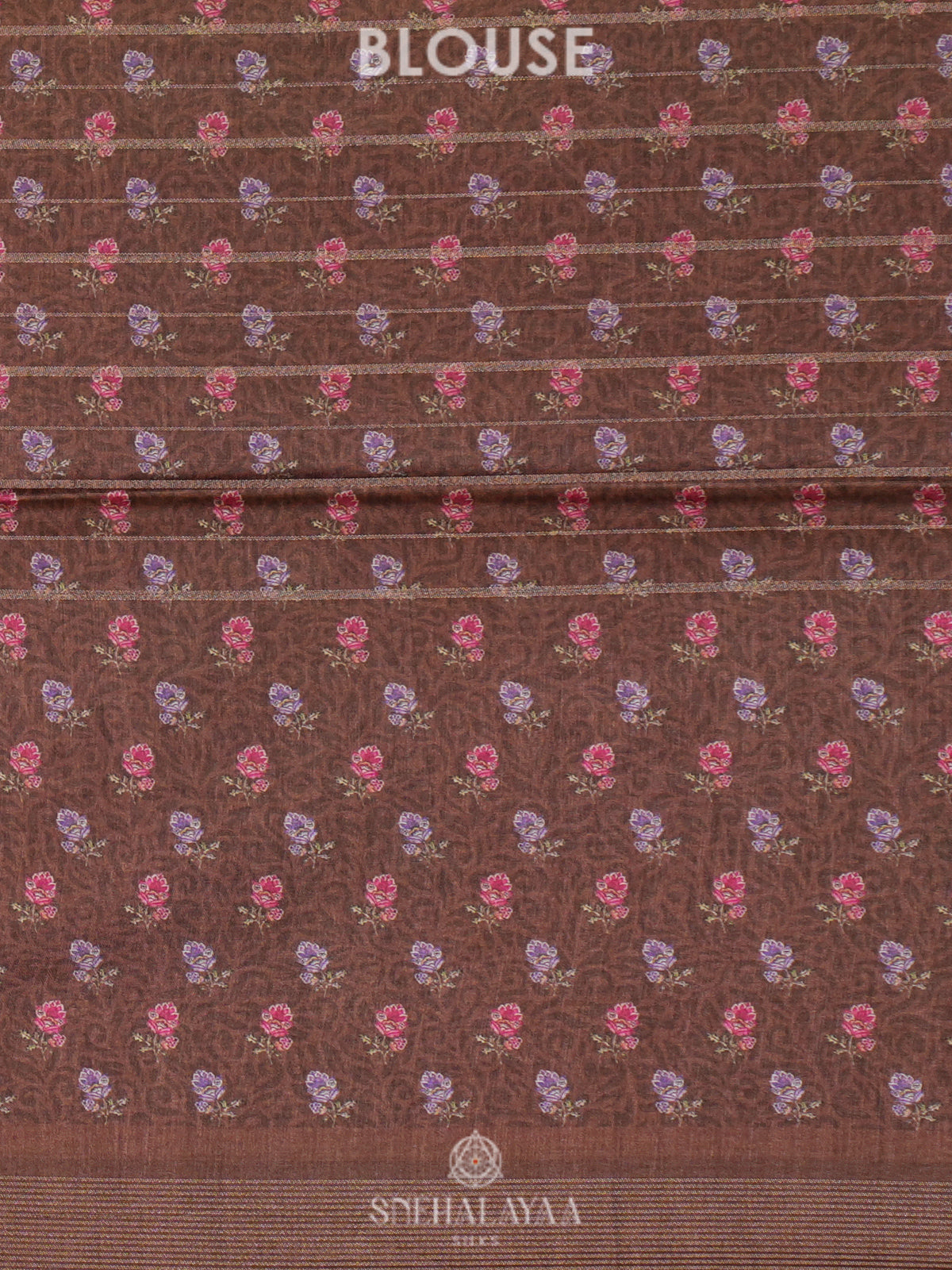 Pink Munga Tussar Saree