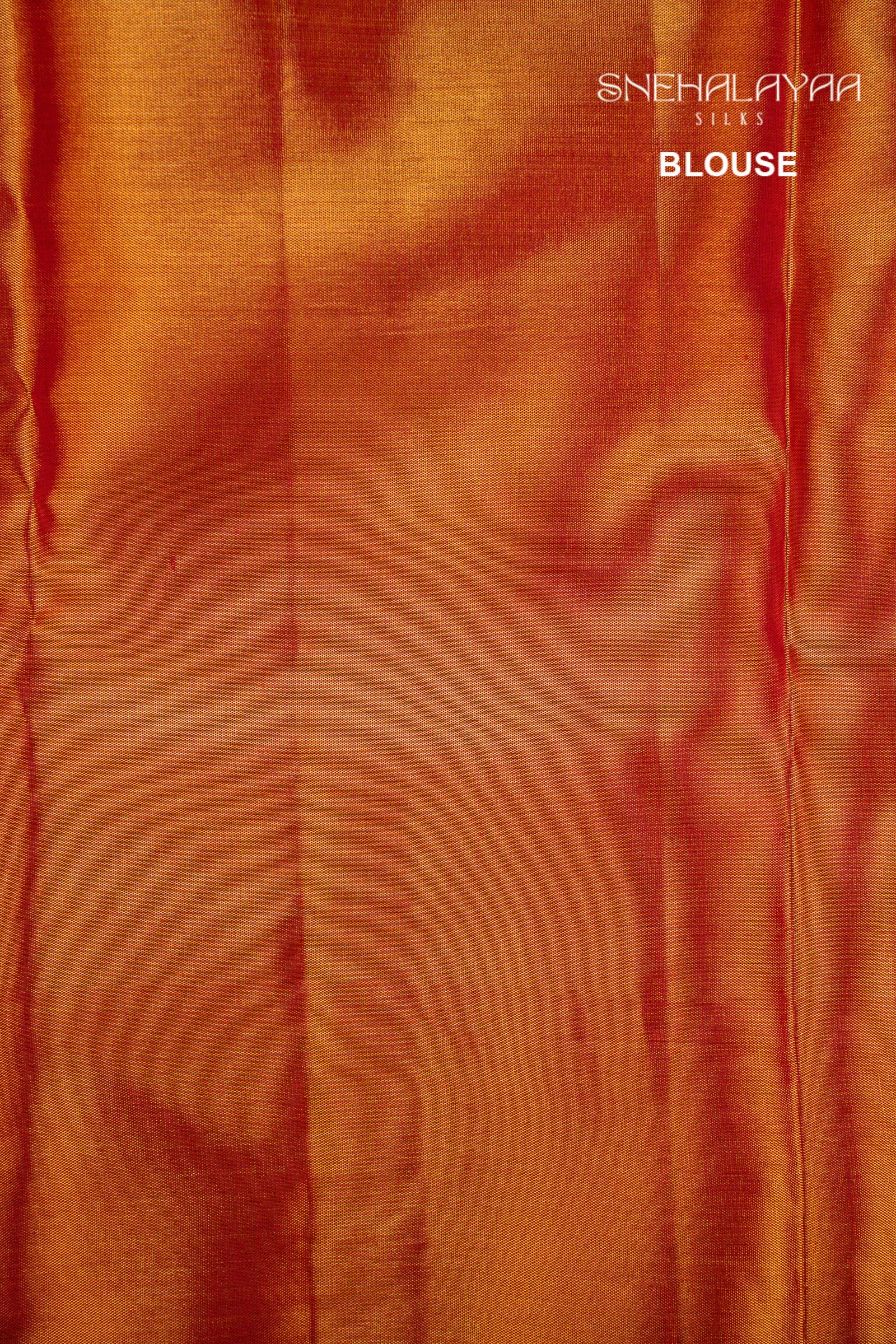 Amber Gold Tissue Kancheevaram Silk Saree
