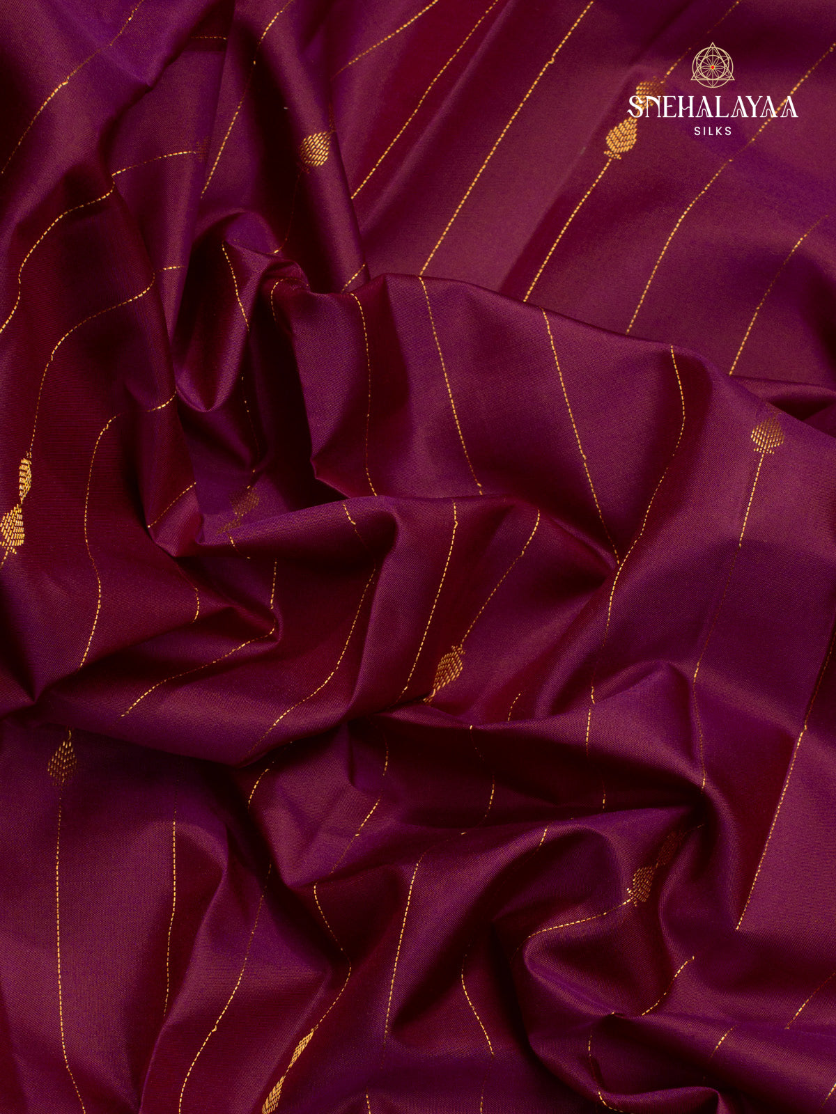 Violet Purple Kanjivaram Silk Saree