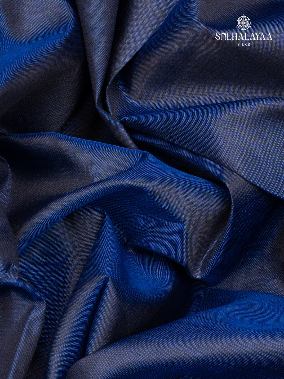 Navy Blue Katan Silk Saree