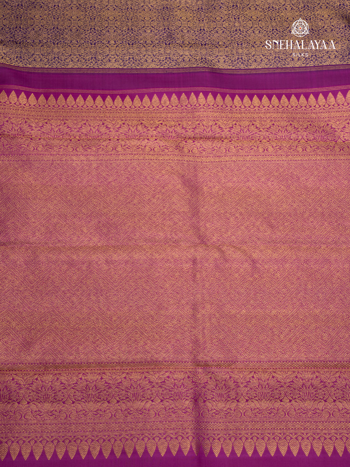 Purple Kanjivaram Silk Saree