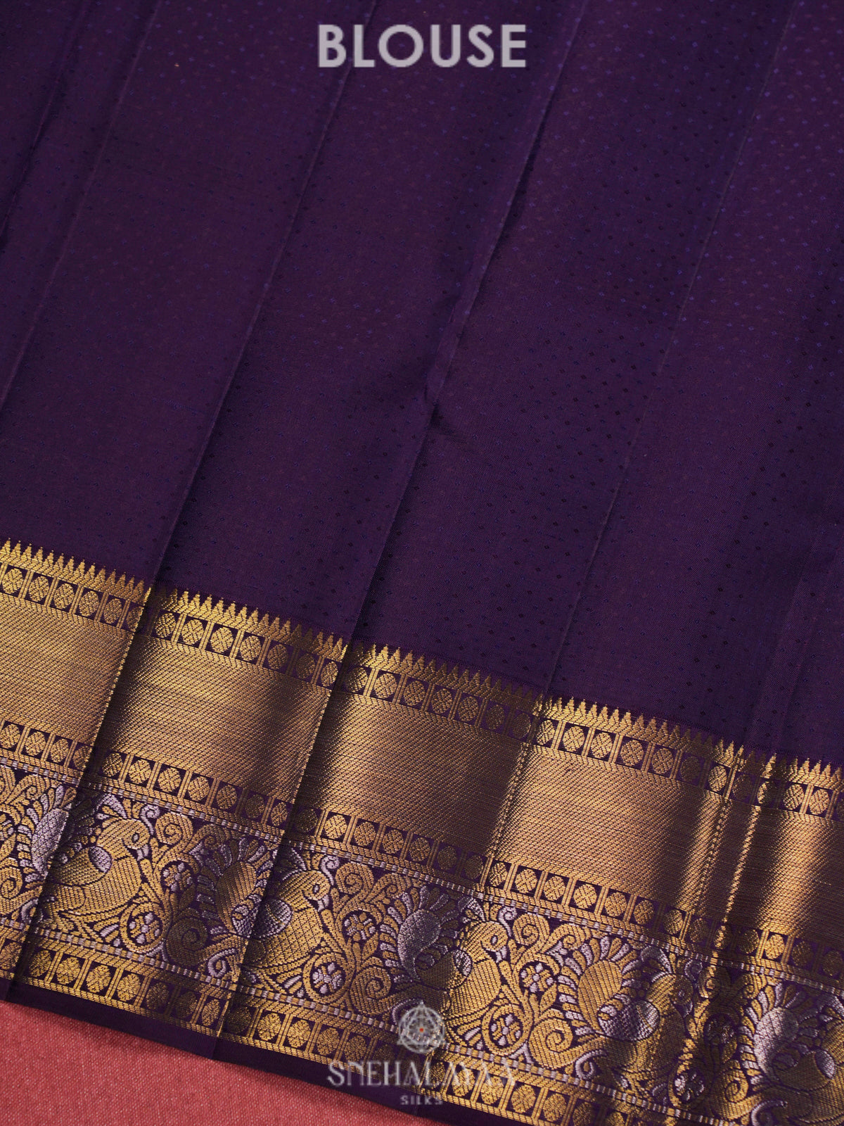 Pale Pink Kanjivaram Silk Saree