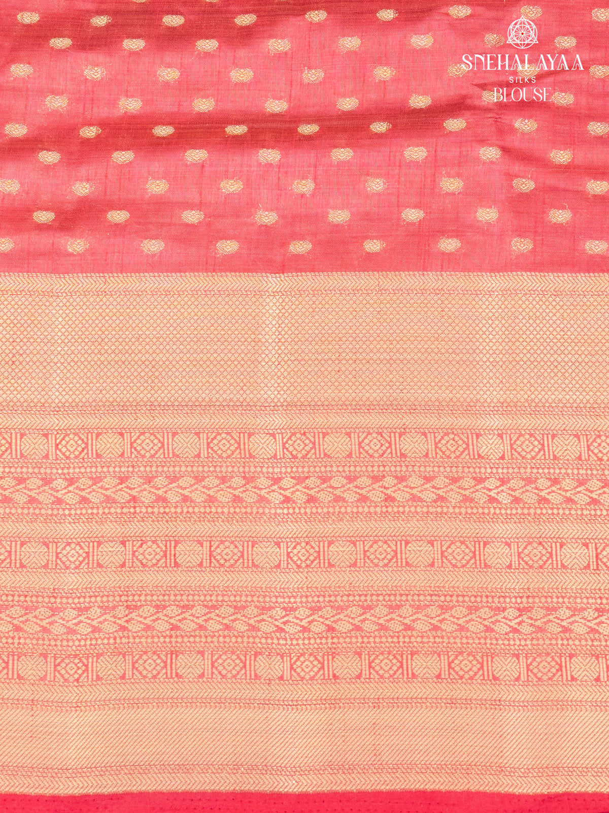 Pink Raw Silk Saree