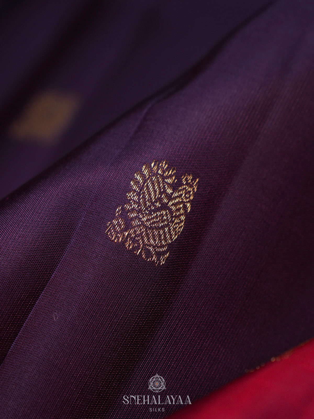 Purple Kanjivaram Silk Saree
