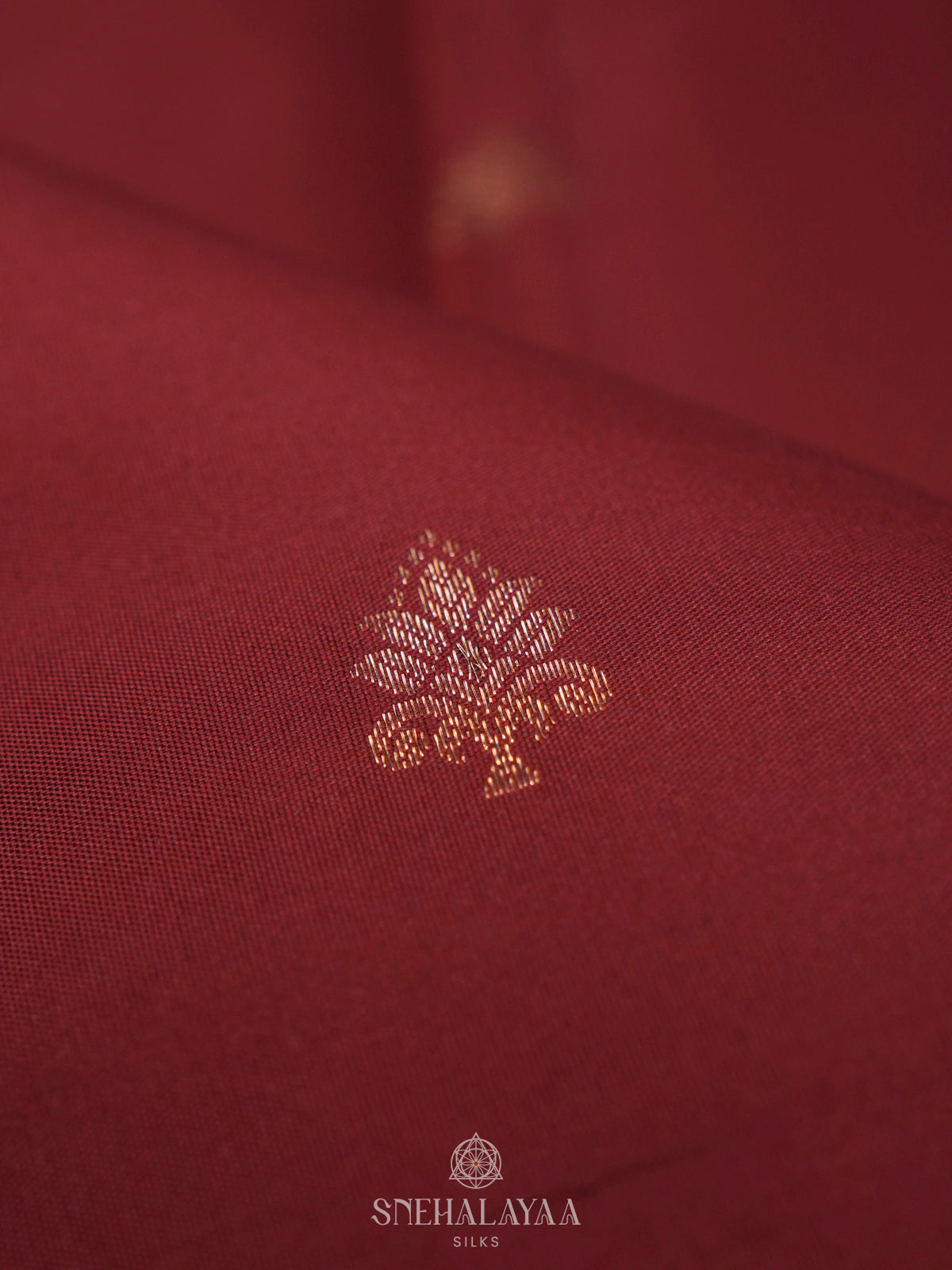Maroon Kanjivaram Silk Saree