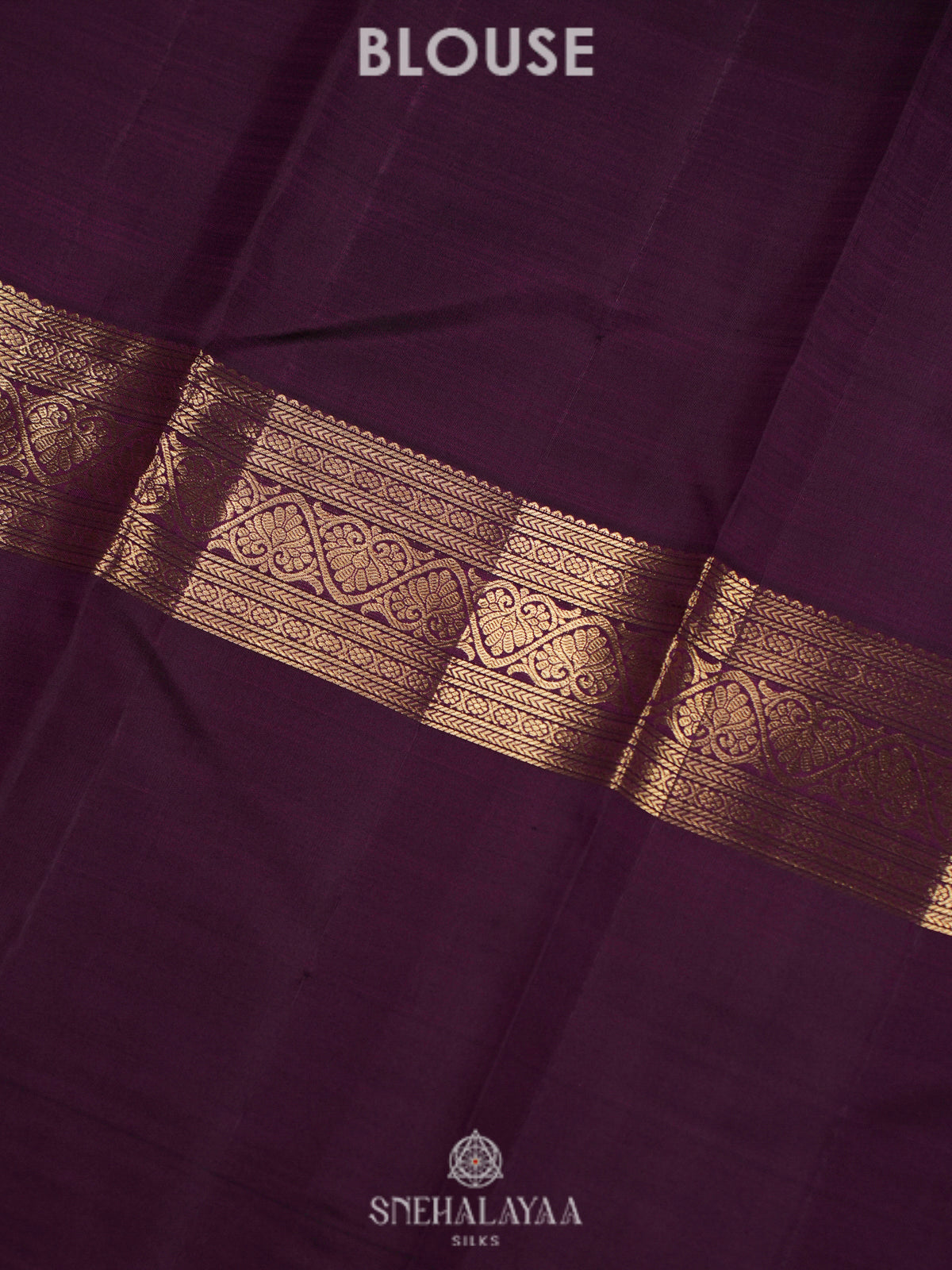 Violet Kanjivaram Silk Saree