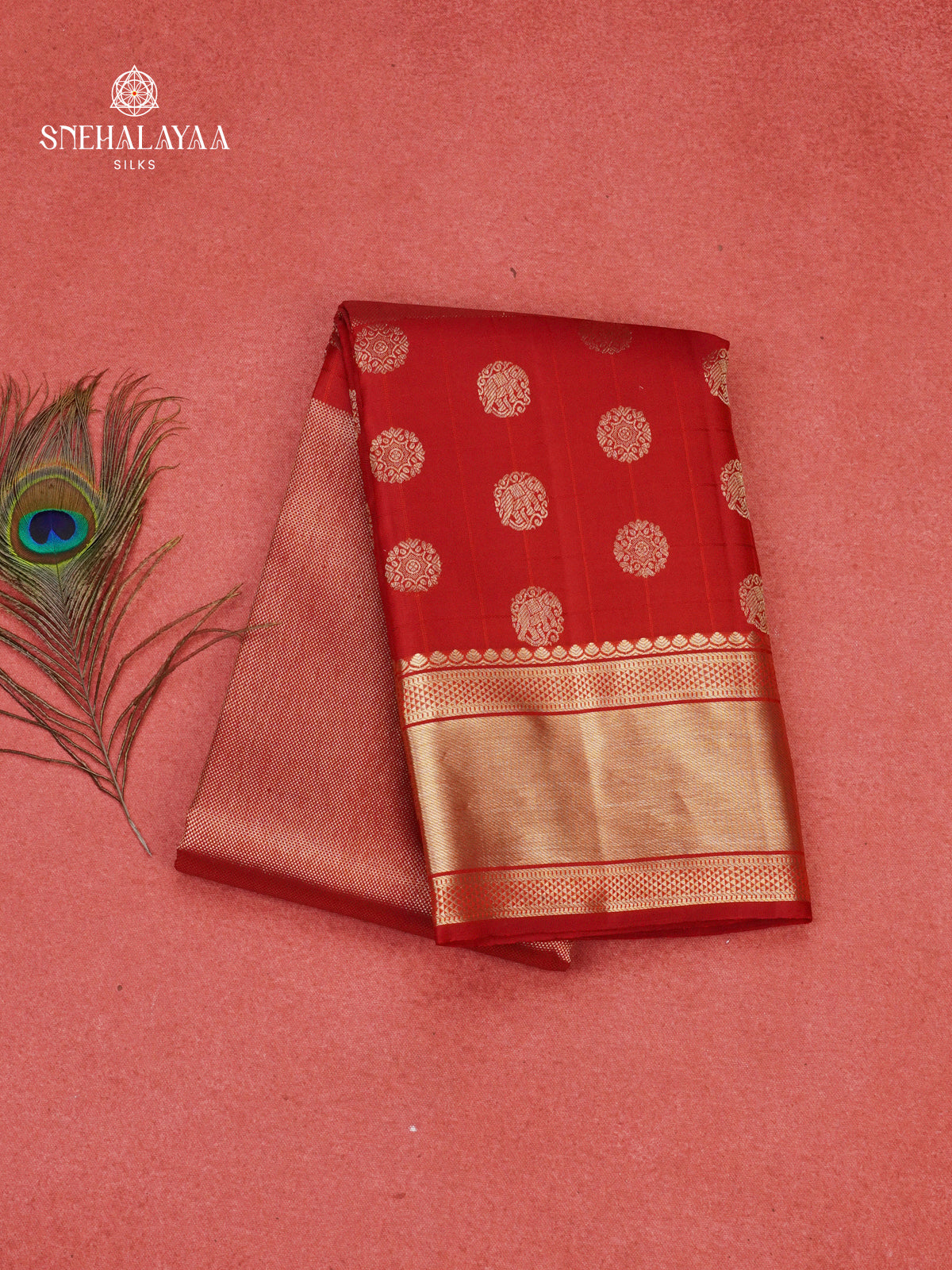 Red Kanjivaram Silk Saree