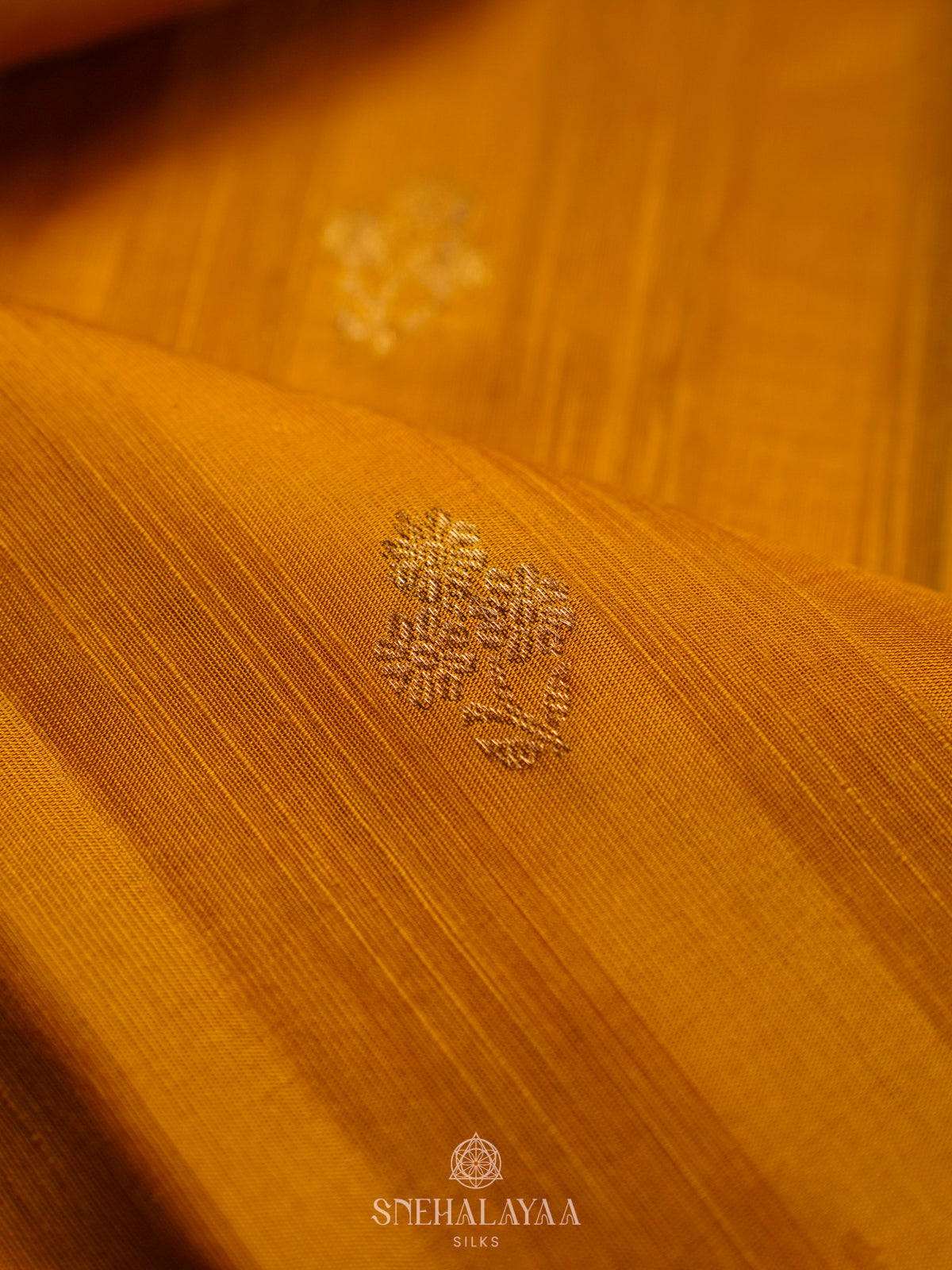 Mango Yellow Kanchi Linen Silk Saree
