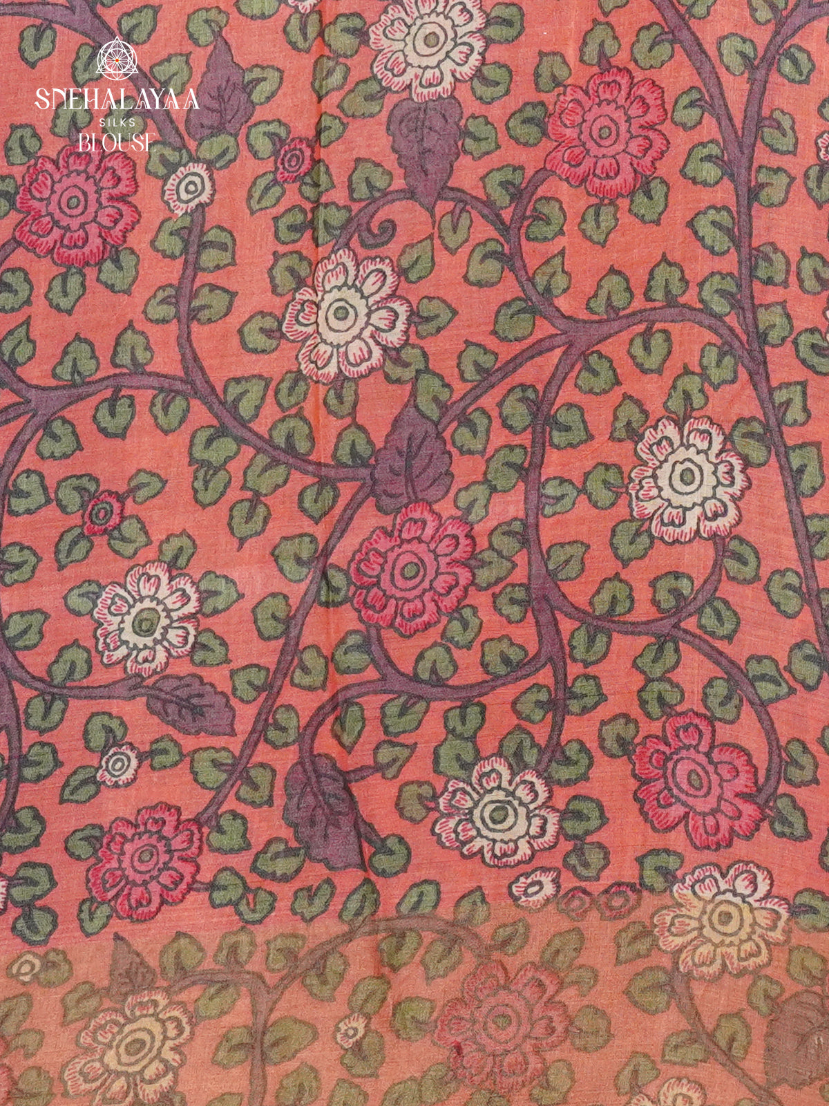 Brown Tussar Saree