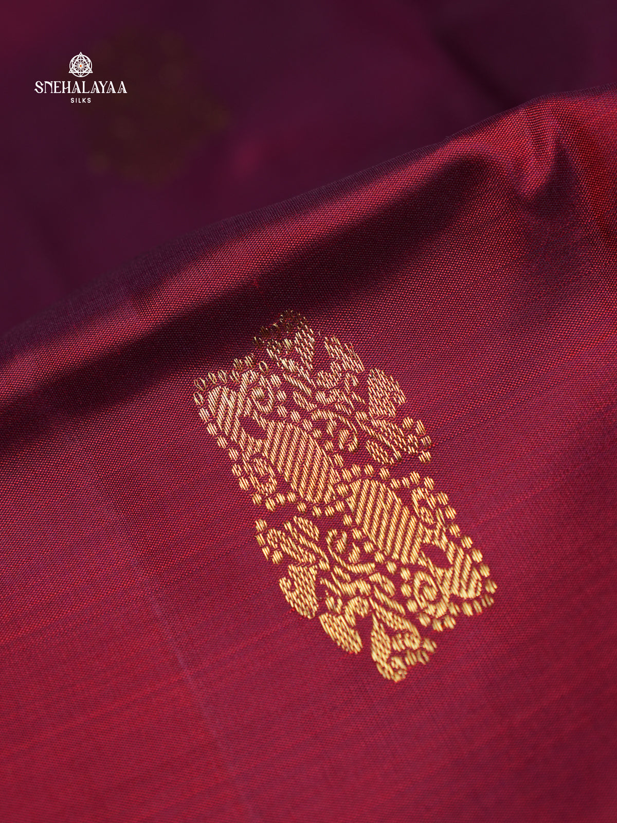 Maroon Kanjivaram Silk Saree