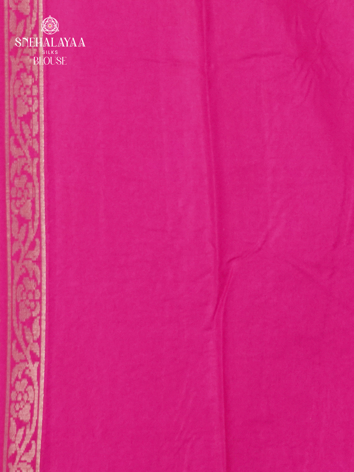 Rani Pink Banaras Silk Saree