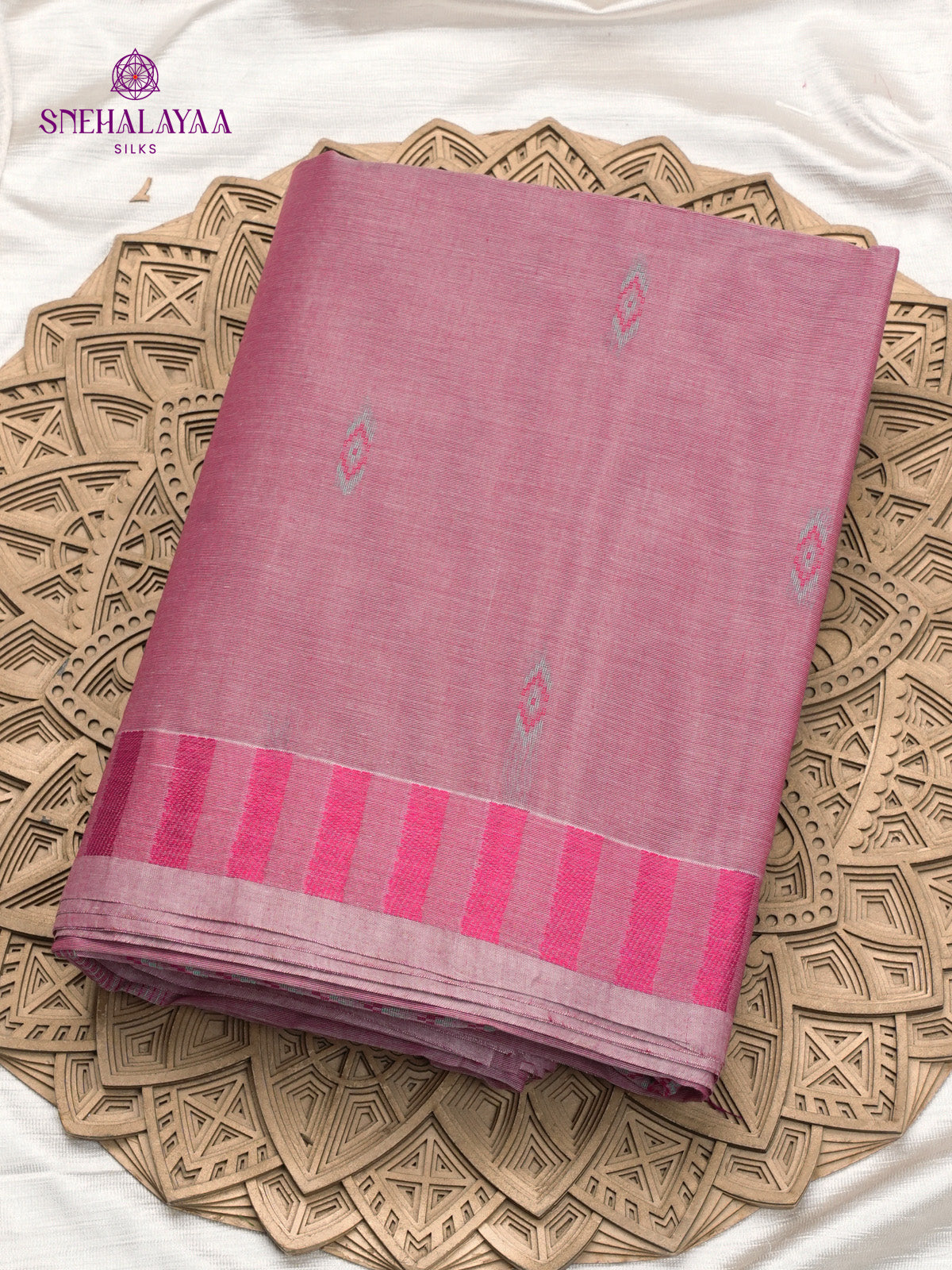 Plum Handloom Cotton Saree