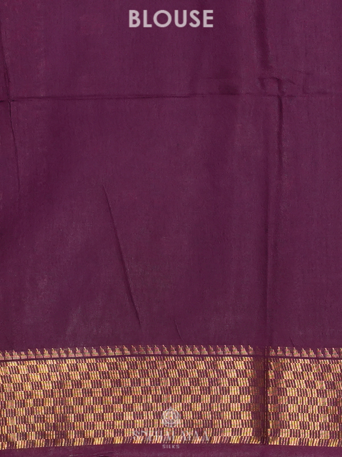 Purple Bamboo Silk Saree
