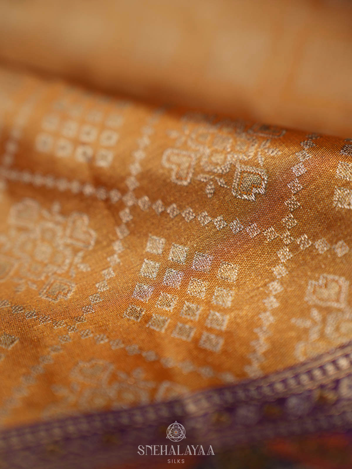Yellow Kanjivaram Silk Saree