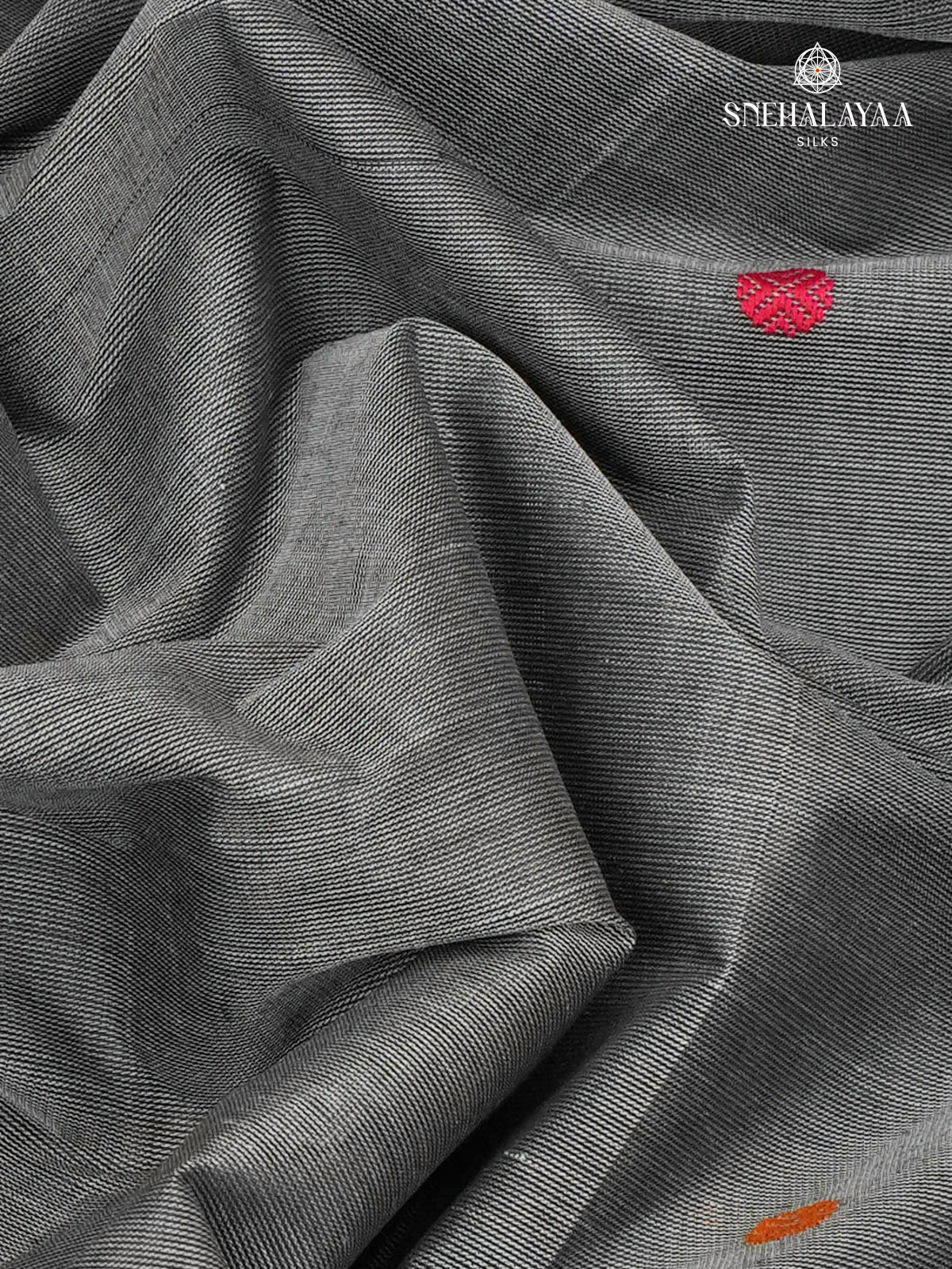 Grey Venkatagiri Cotton Saree