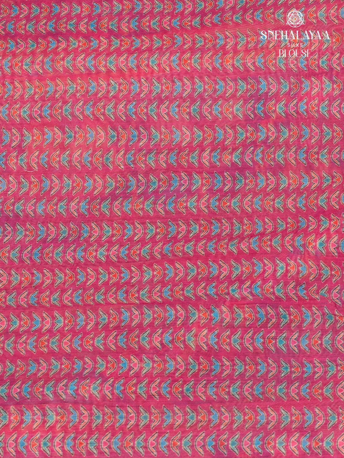 Cream With Pink border Linen Saree