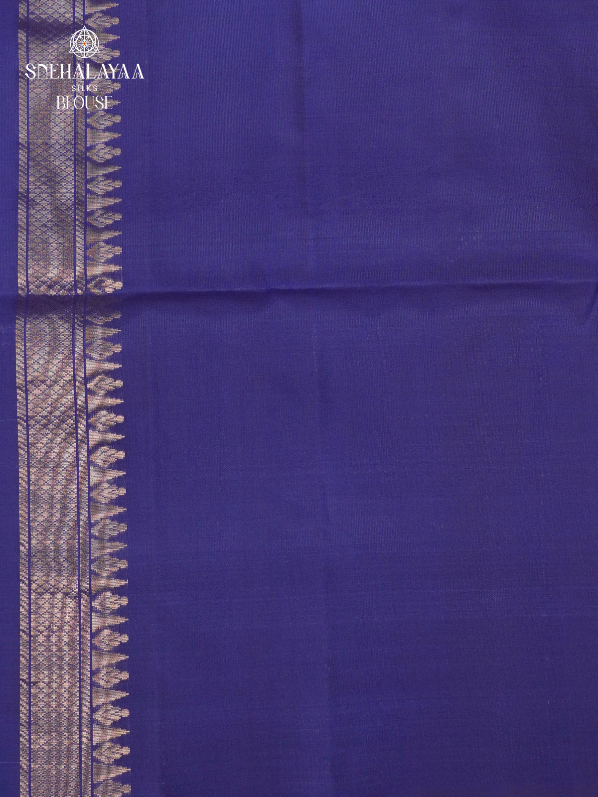 Navy Blue Soft Silk Saree