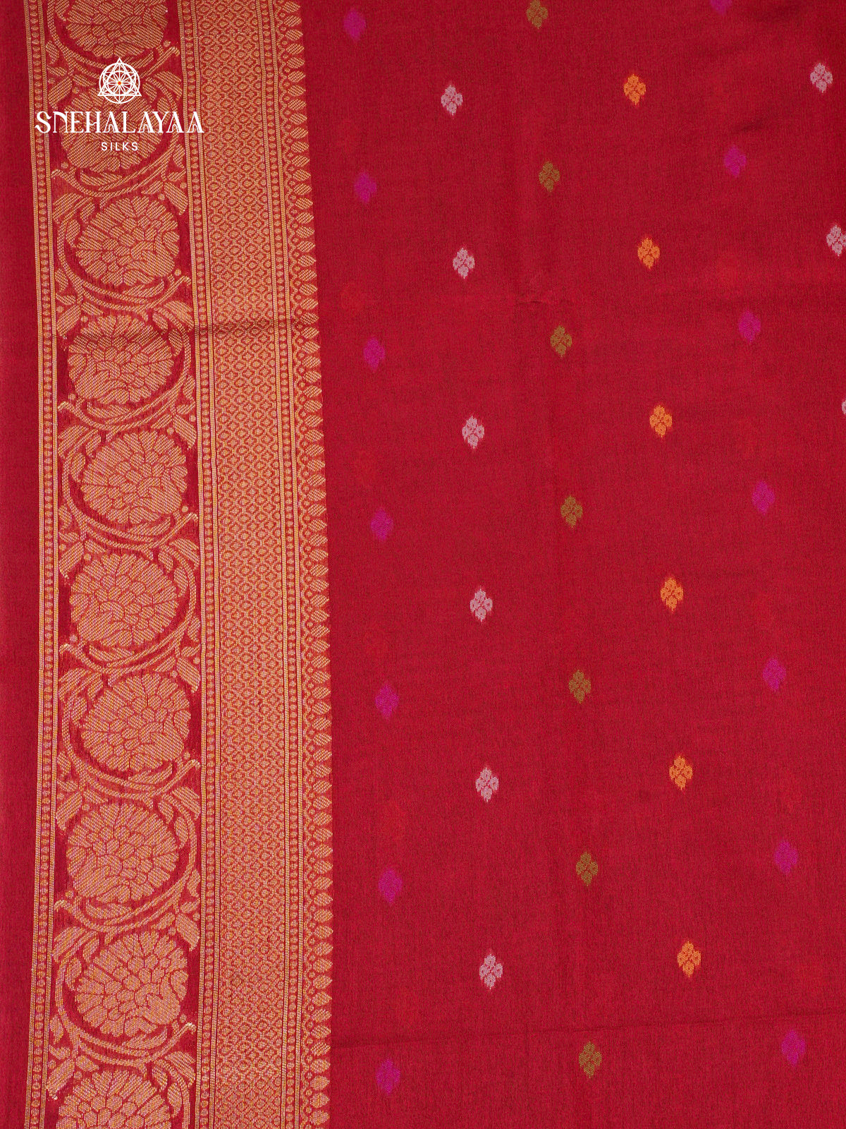 Golden Yellow Ikat Saree