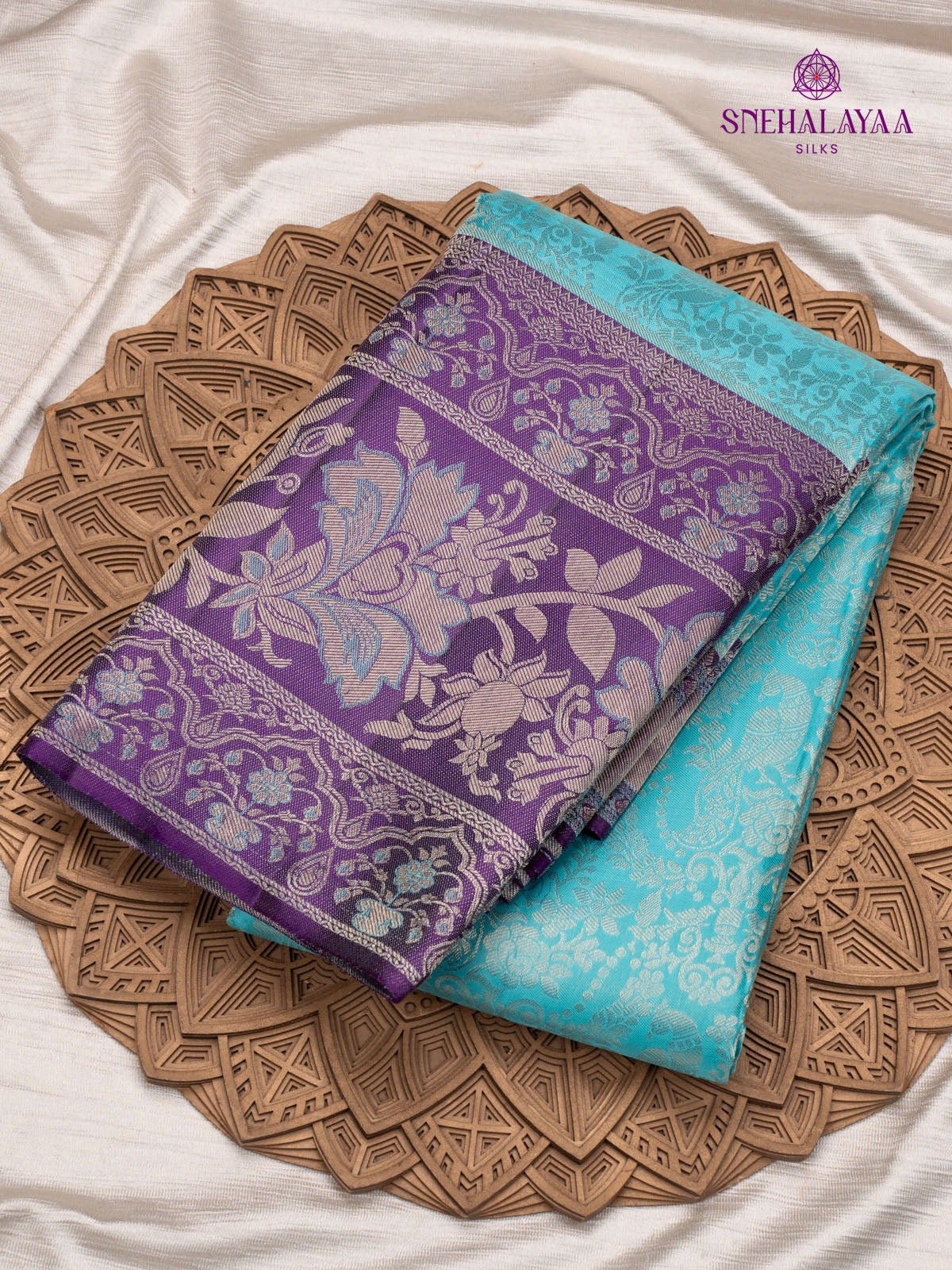 Blue Kanjivaram Silk Saree