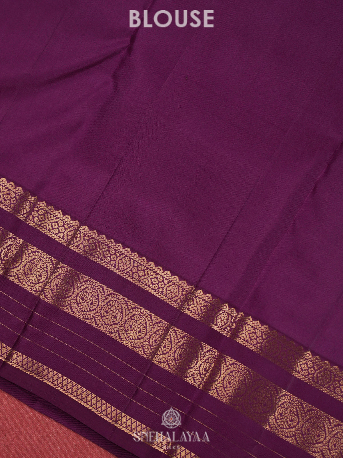 Orange Kanjivaram Silk Saree