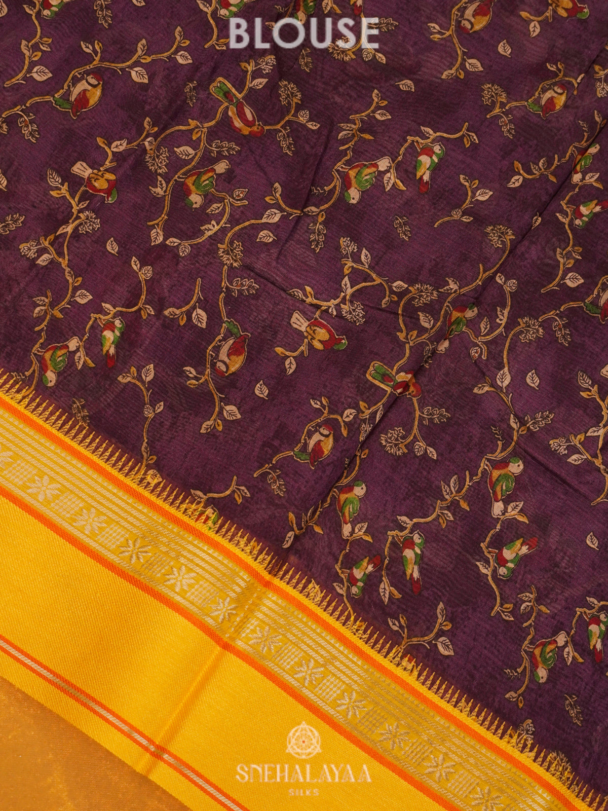 Purple Chanderi Saree