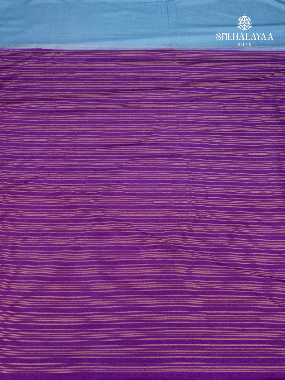 Sky Blue Mysore Silk Saree