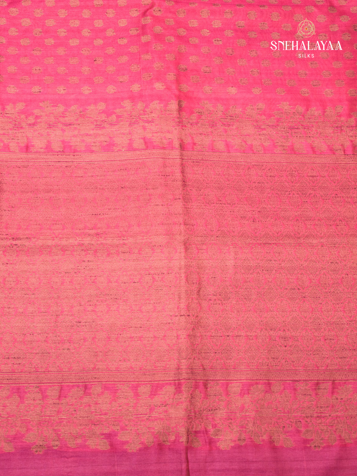 Pink Jute Saree