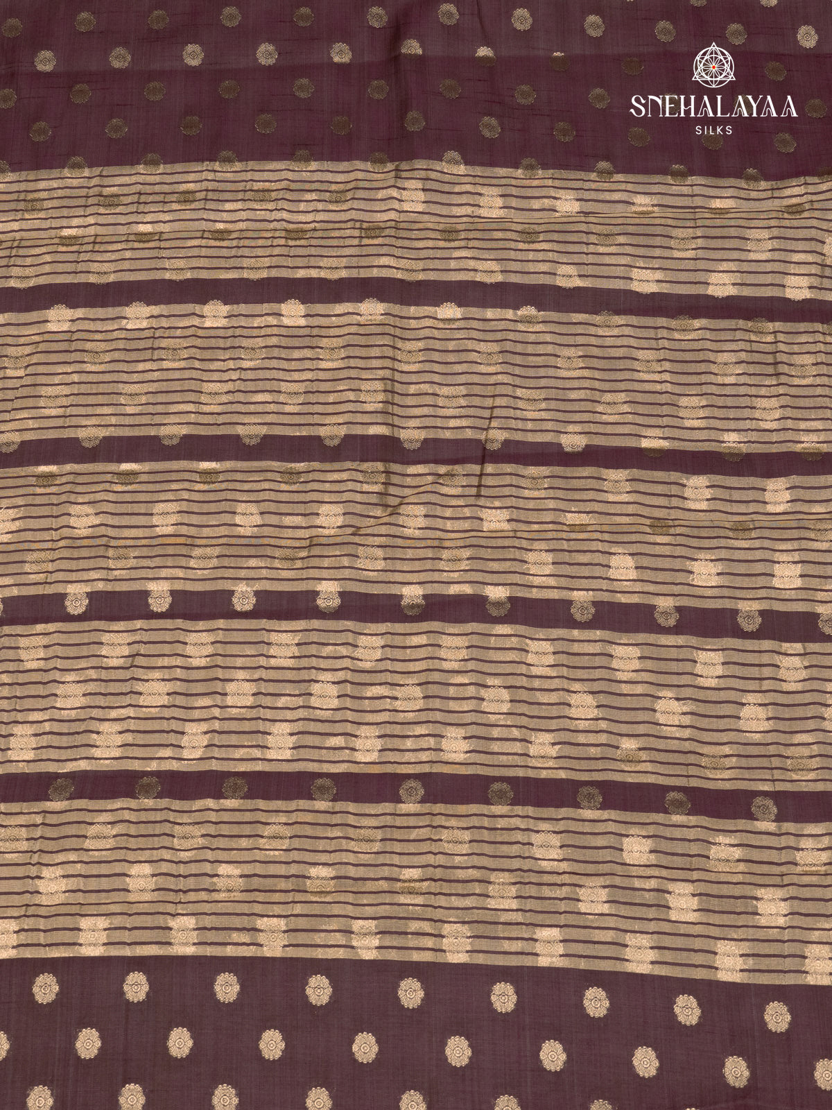 Brown Raw Silk Saree